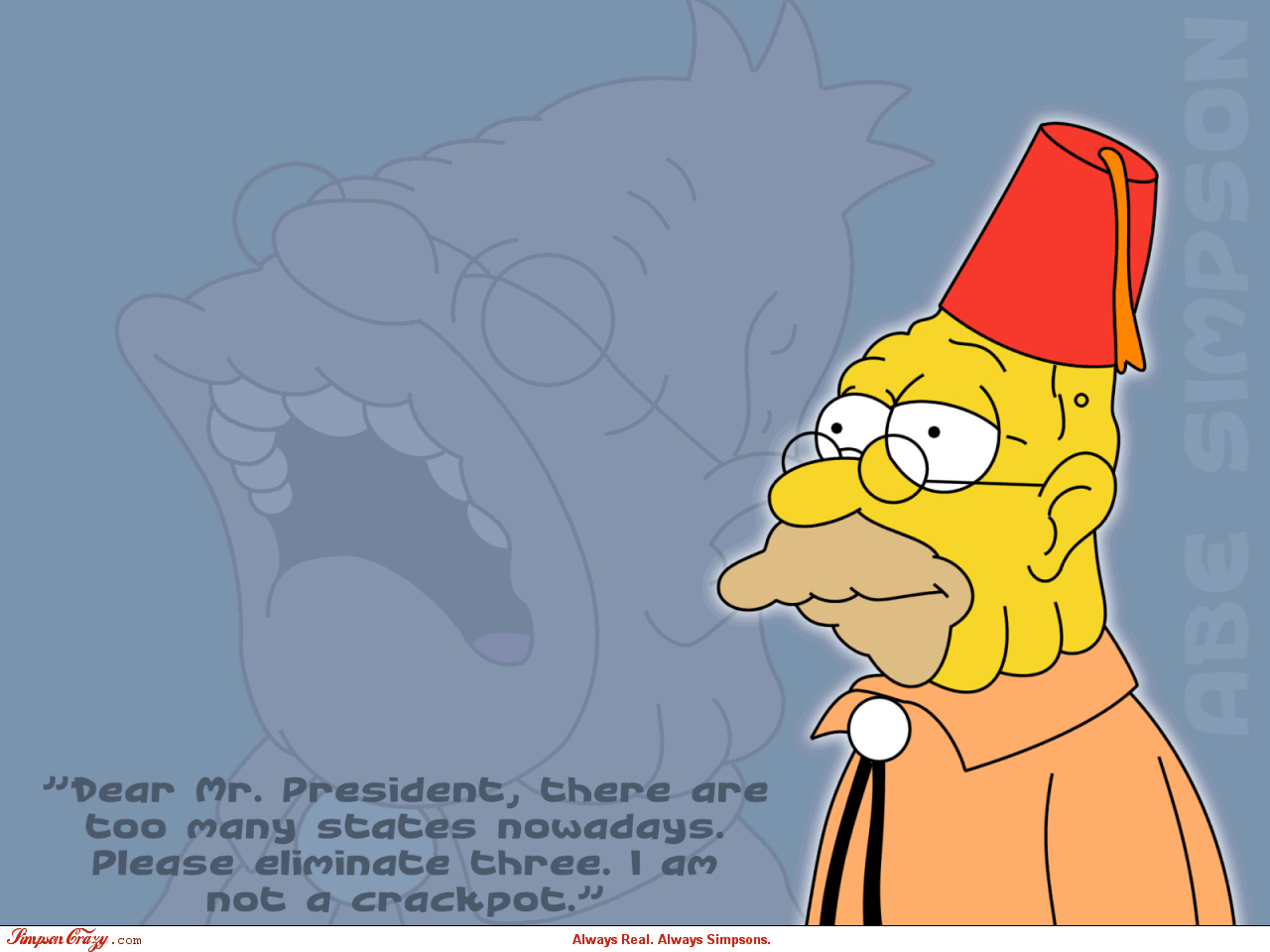 Download Grampa Simpson Wallpaper Gallery