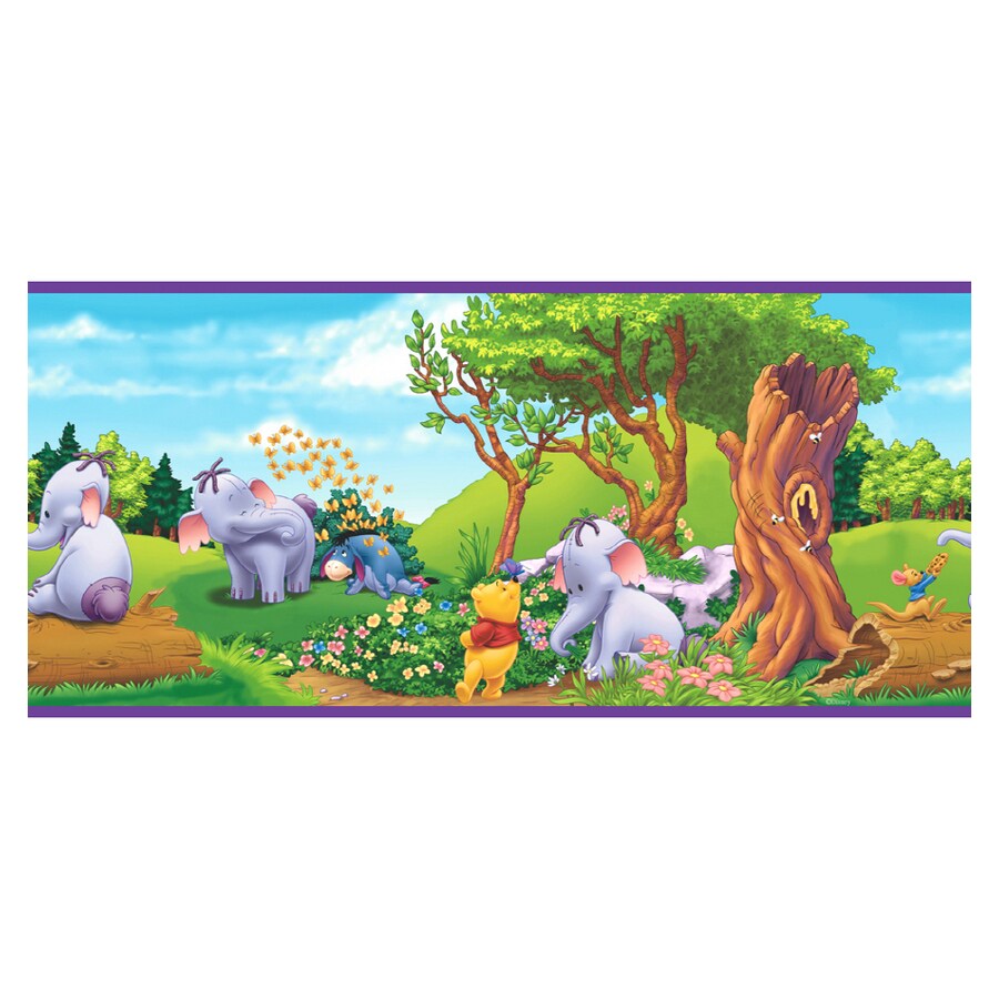 IMPERIAL Winnie The Pooh Heffalump Wallpaper Border in the Wallpaper Borders department at Lowes.com