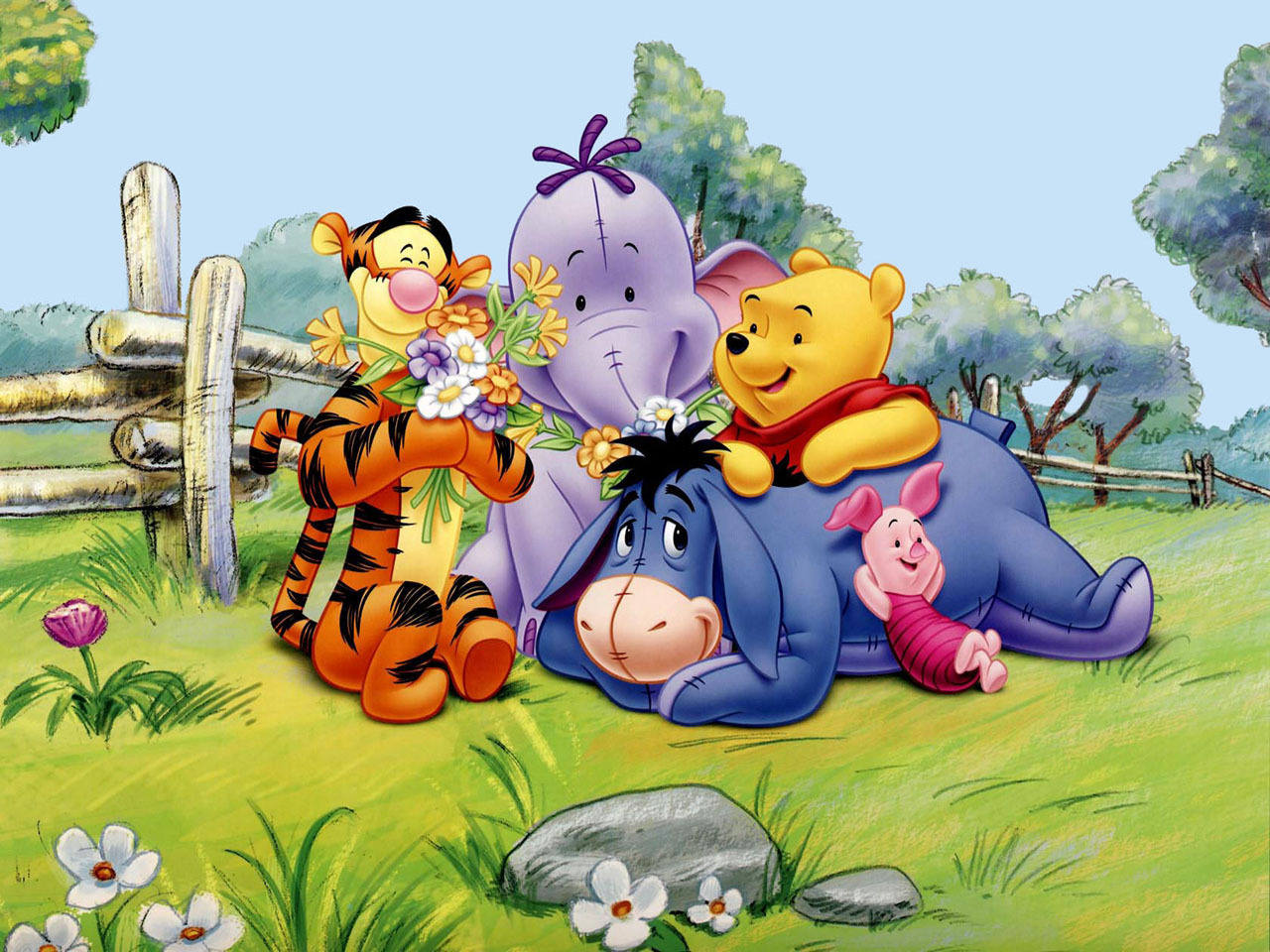 Classic Disney Wallpaper: pooh friends. Winnie the pooh picture, Winnie the pooh cartoon, Winnie the pooh