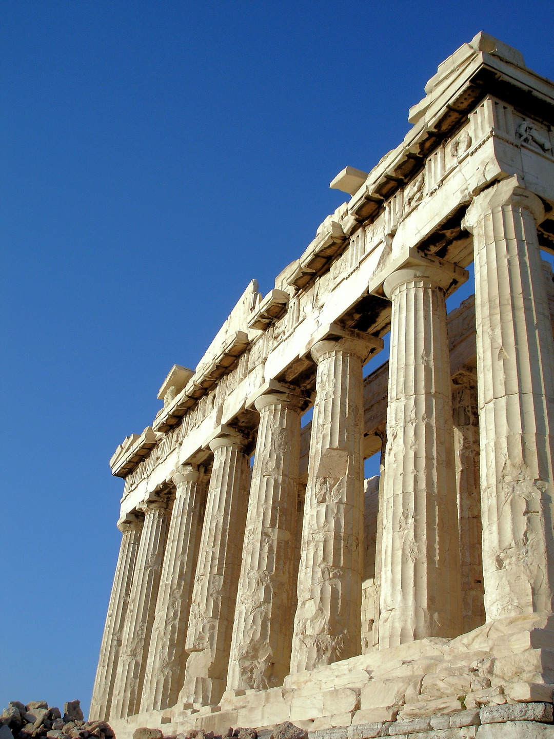 Majestic View of the Parthenon on Acropolis in Athens, Greece
