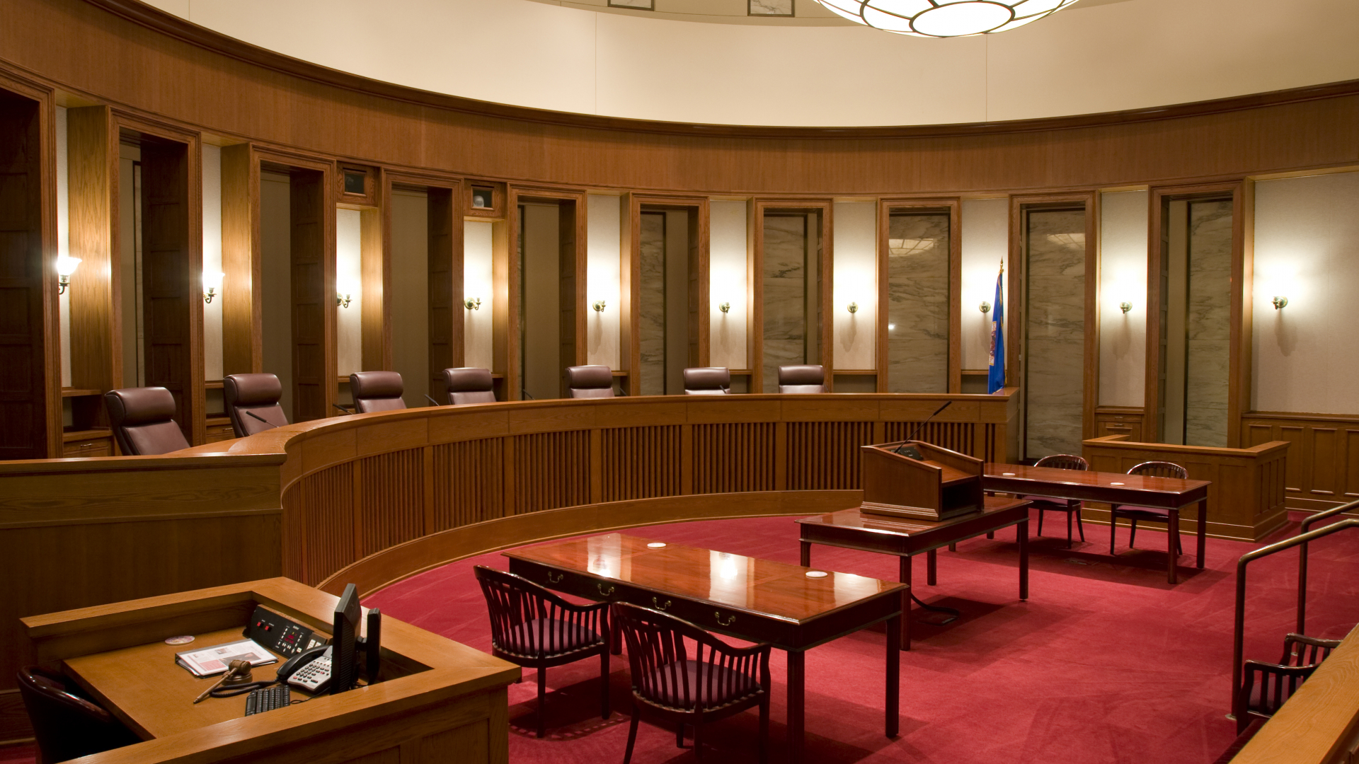 Court, a courtroom without people. Generative AI 24032505 Stock Photo at  Vecteezy