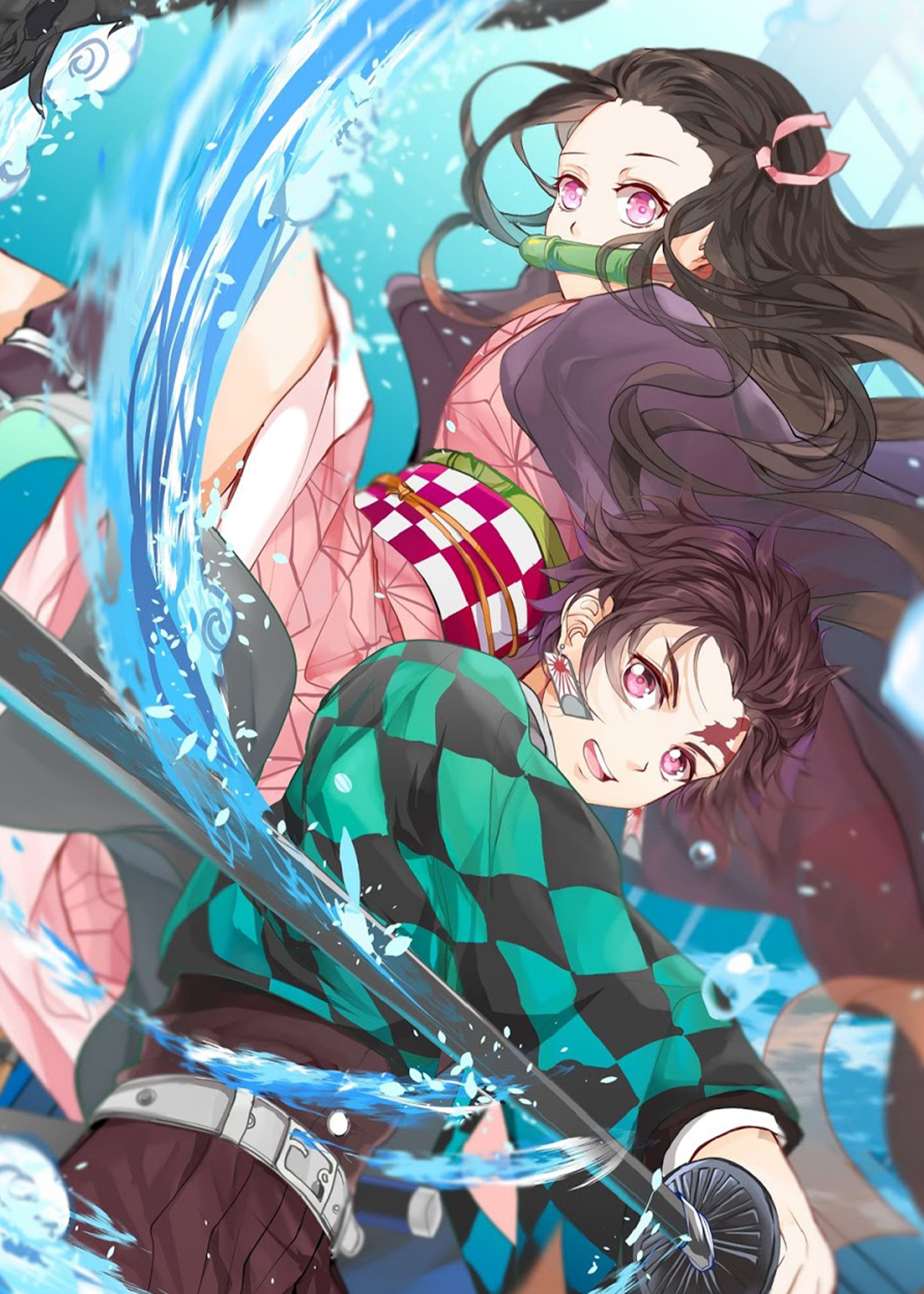 Demon Slayer no Yaiba and Nezuko Kamado Photographic Print by ArtandDesignI. Anime demon, Anime films, Anime characters