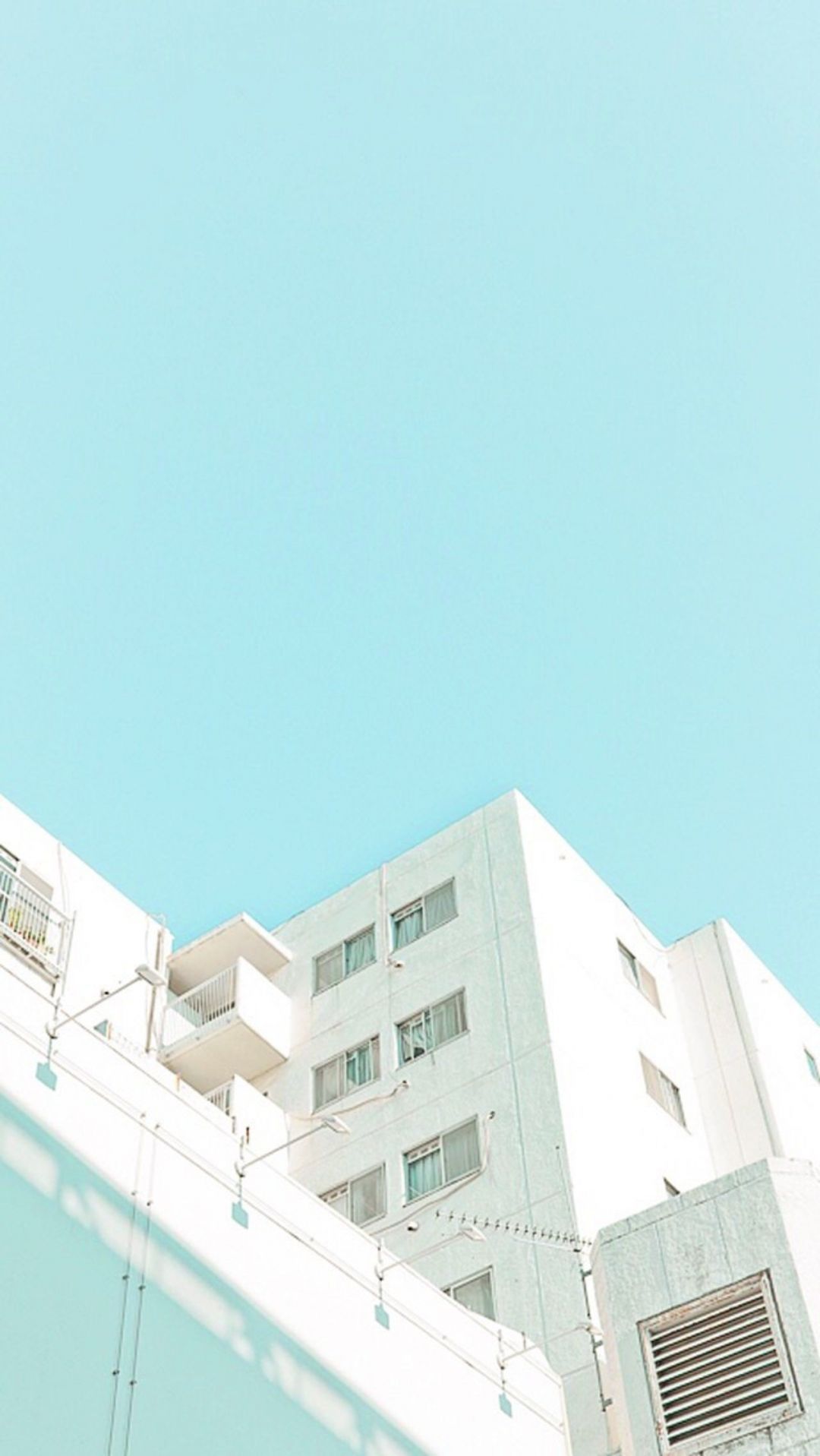 Pastel Aesthetic City iPhone Wallpaper