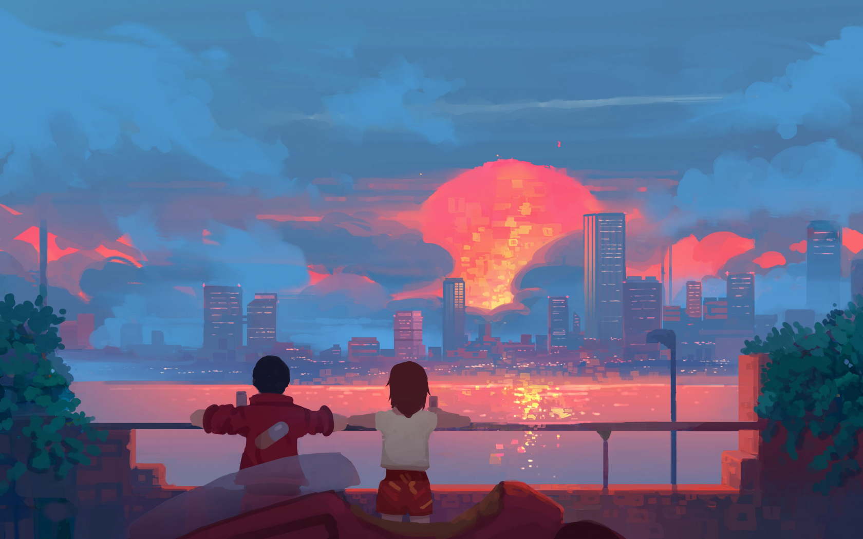 Free download The Sunset Desktop wallpaper art Aesthetic desktop wallpaper [5120x2880] for your Desktop, Mobile & Tablet. Explore Sunset Aesthetics PC Wallpaper. Green Aesthetics Wallpaper, Sunset Background, Sunset Wallpaper