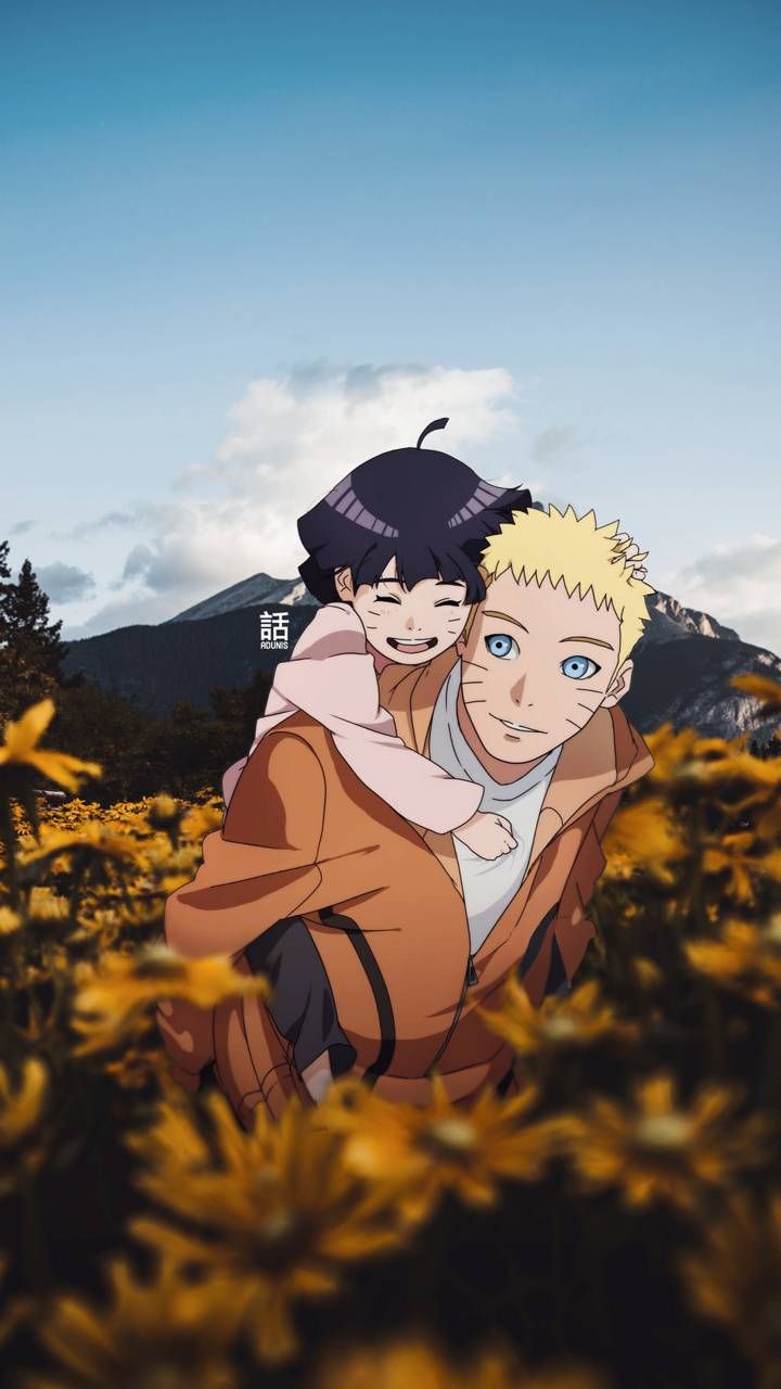 Download Naruto and Himawari Wallpaper HD by aduniis. Naruto uzumaki hokage, Naruto himawari, Wallpaper naruto shippuden