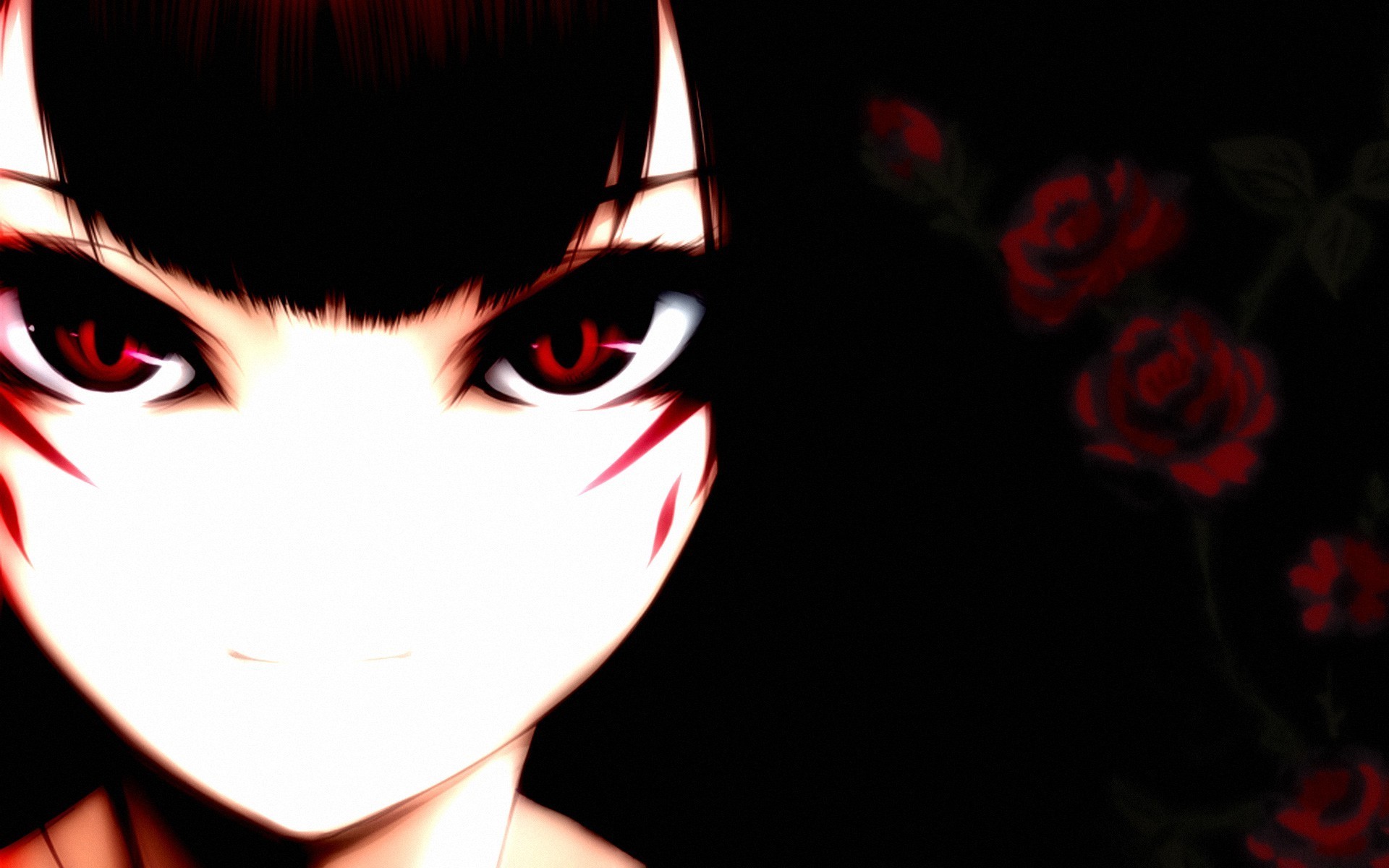 Red Eyes Rose Anime Girls Beatmania Wallpaper HD*1200 Download Transparent Background