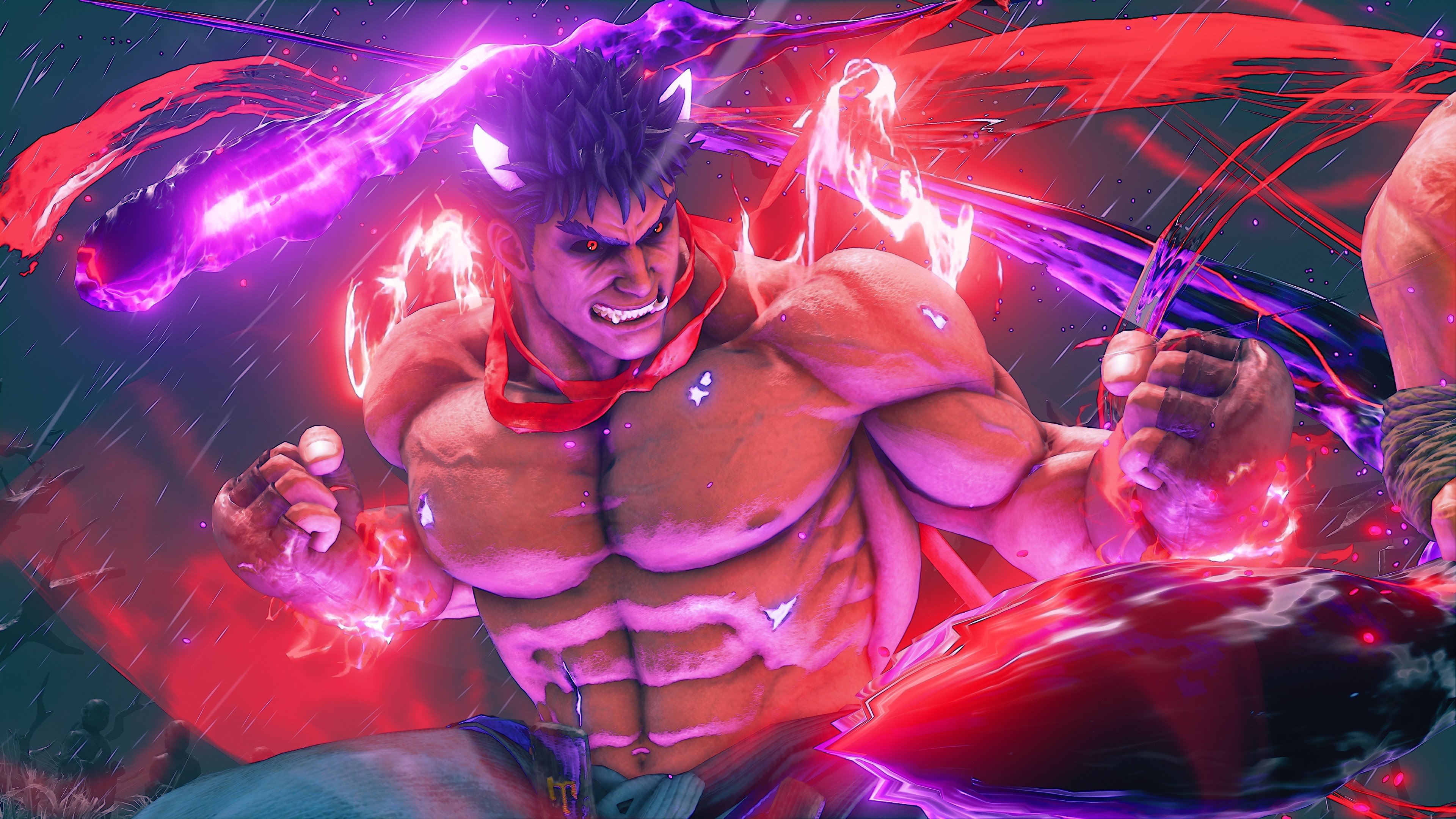 Kage (Evil Ryu) 4K 8K HD Street Fighter Wallpaper
