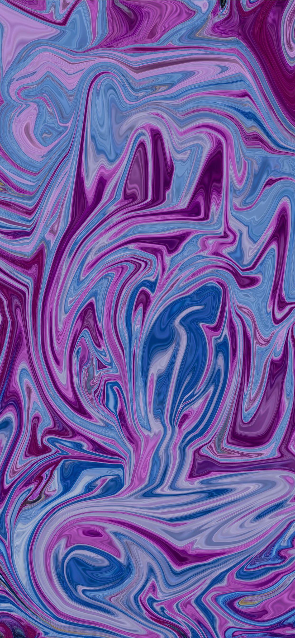 purple and blue abstract painting iPhone SE Wallpaper Free Download