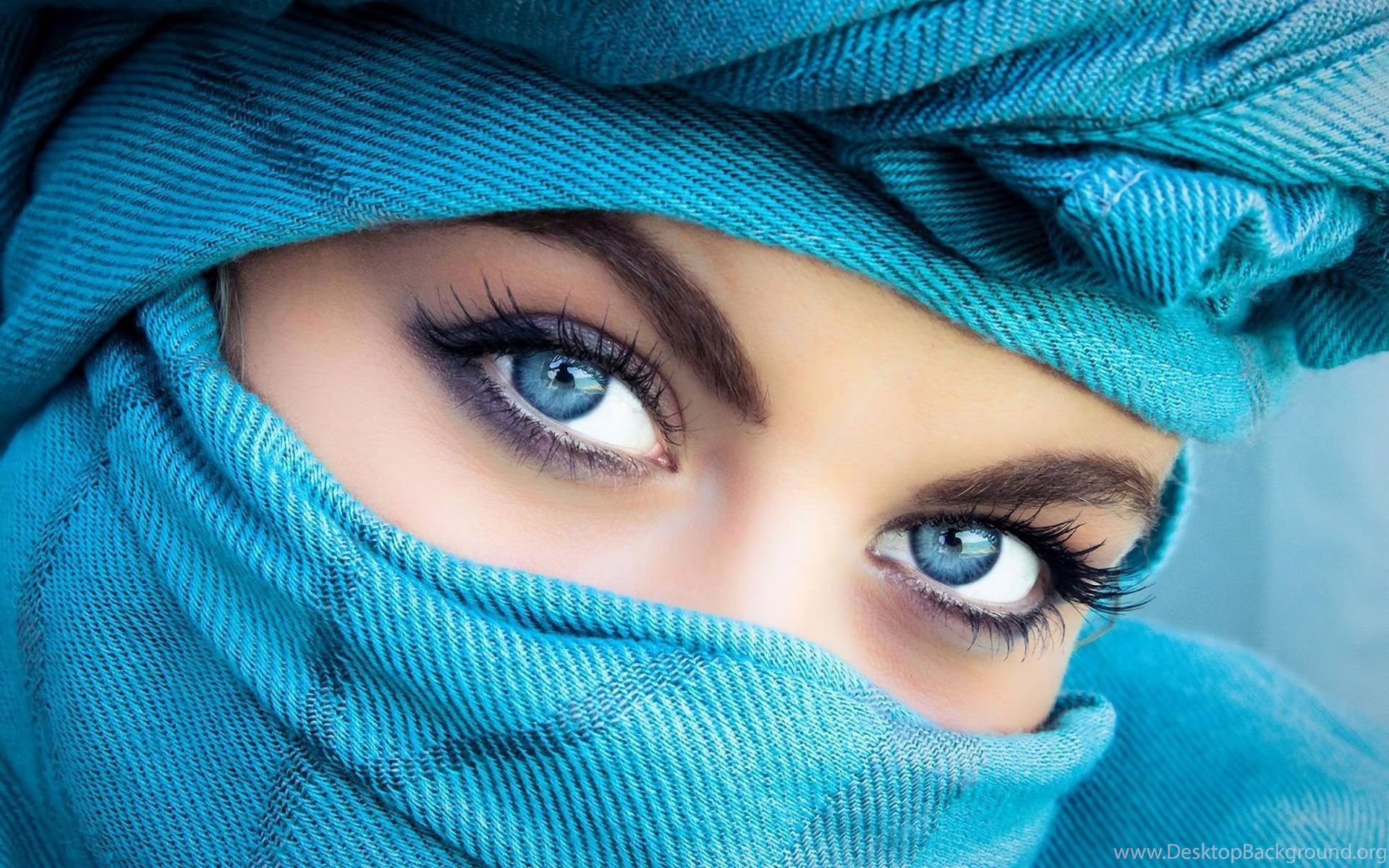 Blue Eyes Girl HD Wallpaper Desktop Background