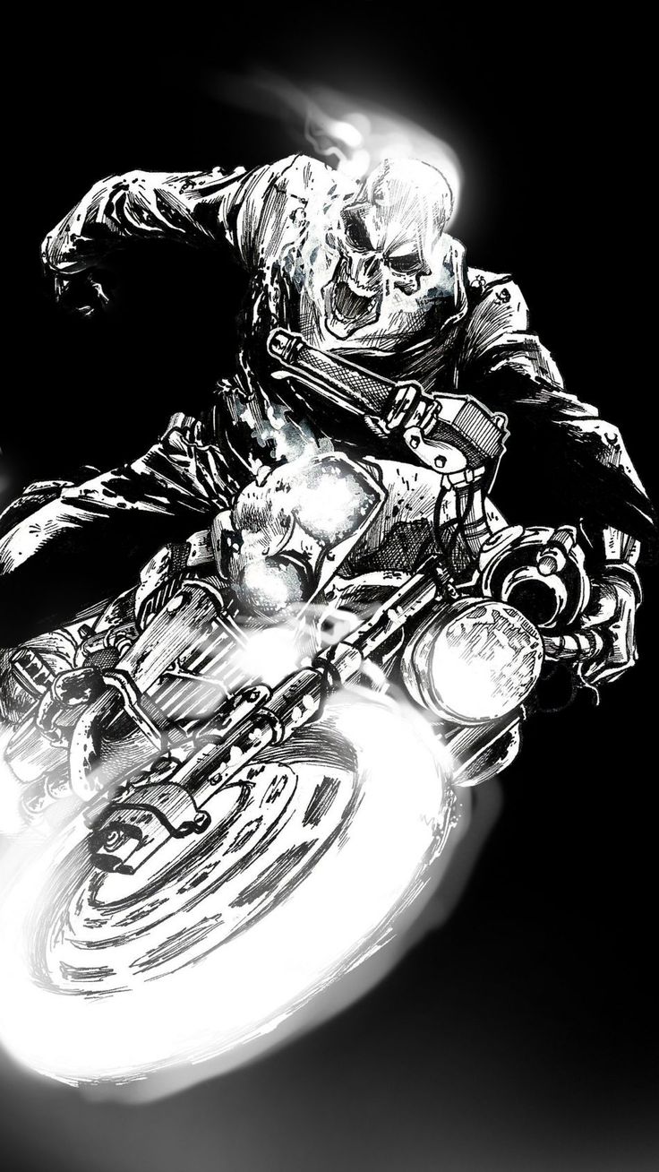 Ghost Rider Black Dark Artwork 4K Ultra HD Mobile Wallpaper. Ghost rider wallpaper, Ghost rider image, Ghost rider
