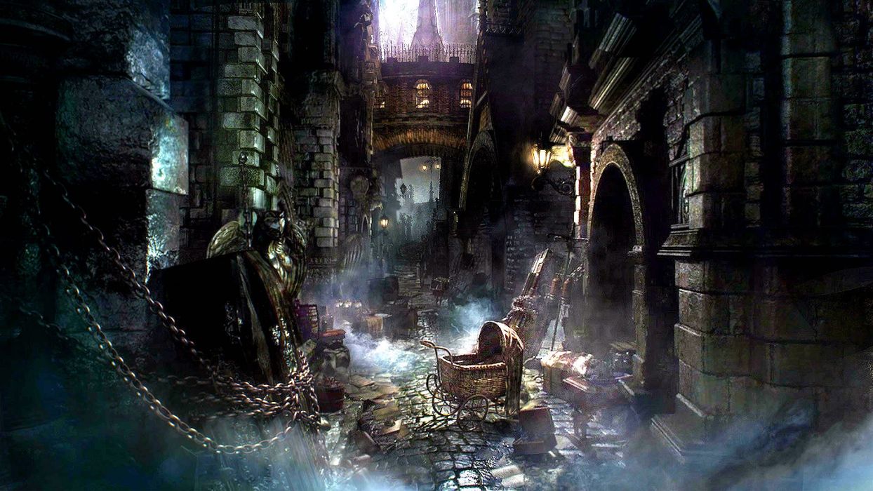 BLOODBORNE Rpg Action Fighting Gothic Survival Apocalyptic Dark Sci Fi Horror Fantasy Wallpaperx1080