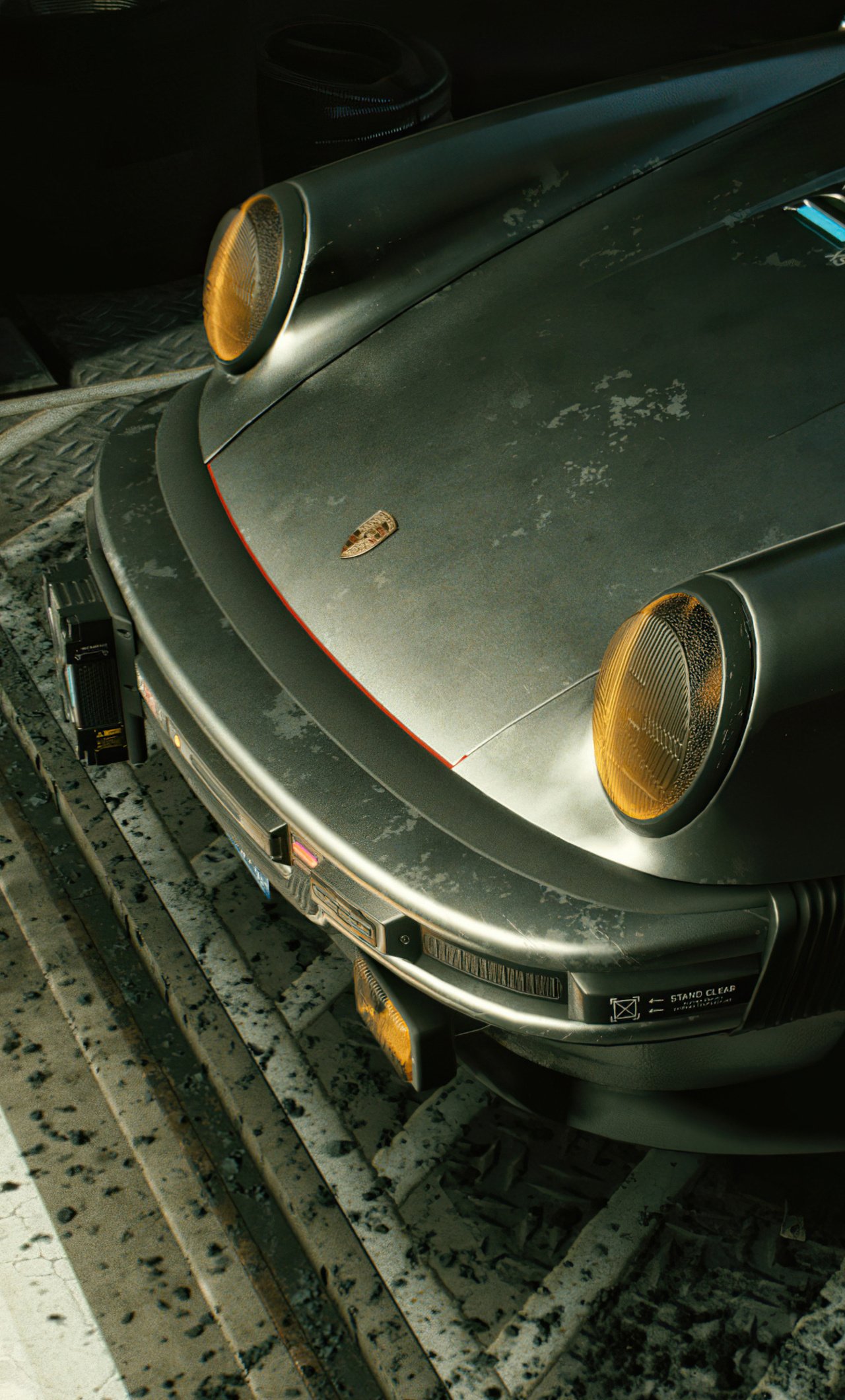 Porsche 930 Turbo Cyberpunk 2077 iPhone HD 4k Wallpaper, Image, Background, Photo and Picture