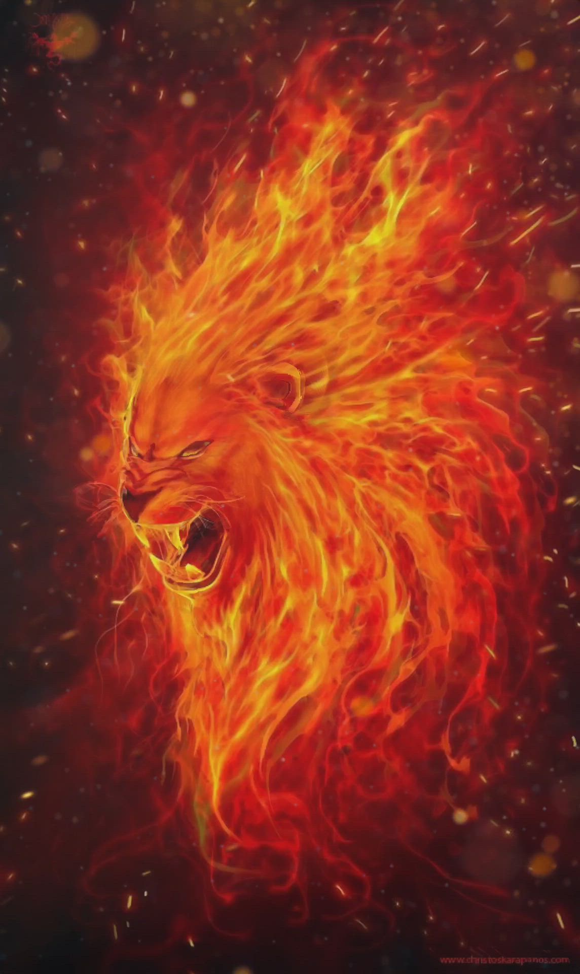 Fire Lion. Lion wallpaper, Lion art, Lion live wallpaper