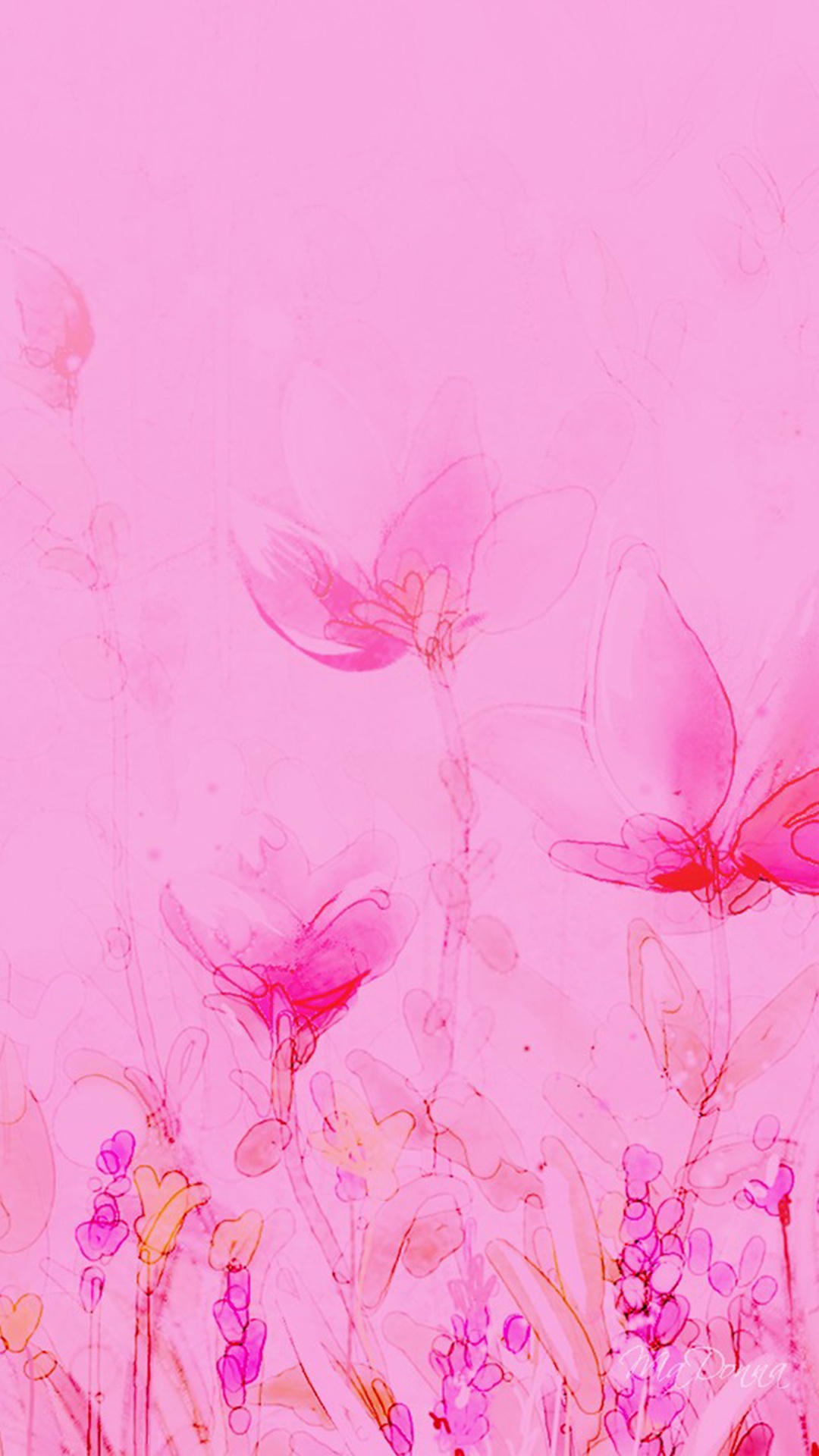 Pink Abstract Wallpaper iPhone Plus for Insignia 5X