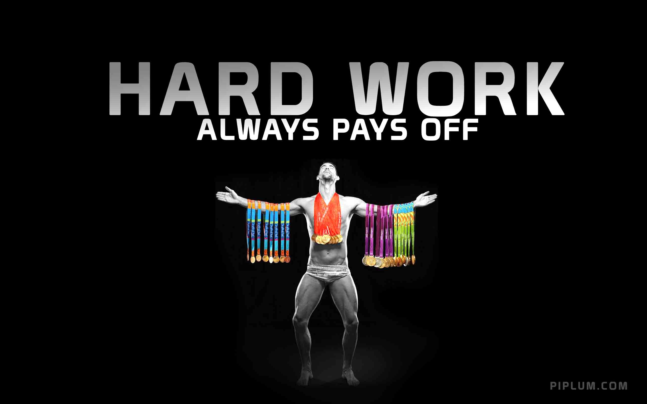 Hard Work Pays Off. Motivational Quotes
