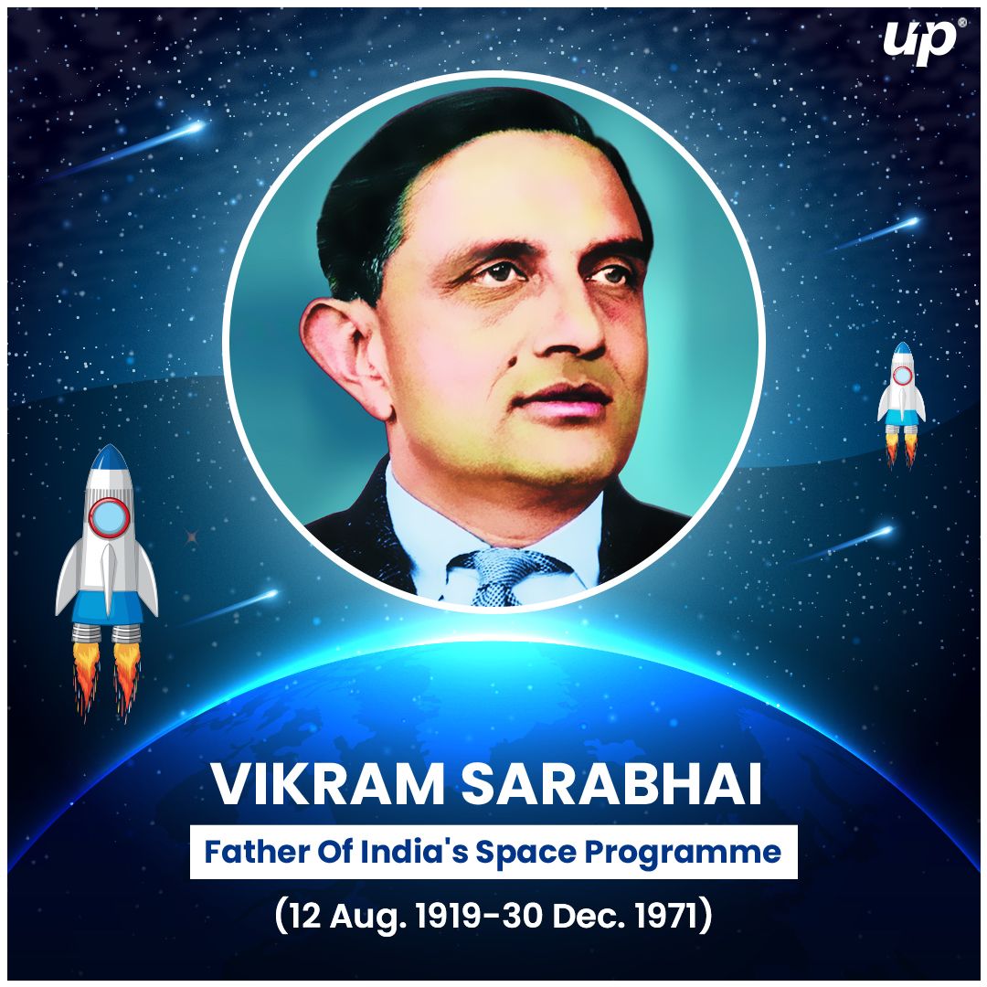 Dr. Vikram Ambalal Sarabhai was an Indian scientist, as well as innovator, extensively considered as India's space prog. Scientist, Space program, Vikram sarabhai