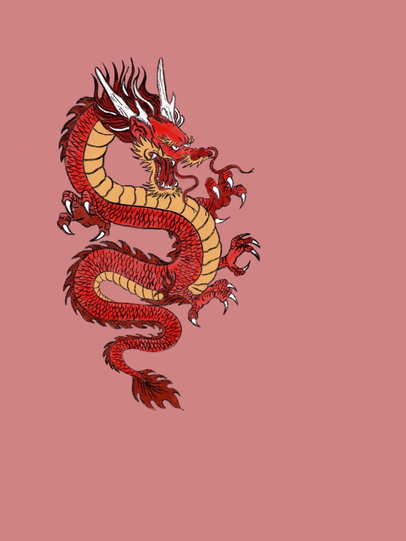 Japanese Dragon Aesthetic Wallpapers.