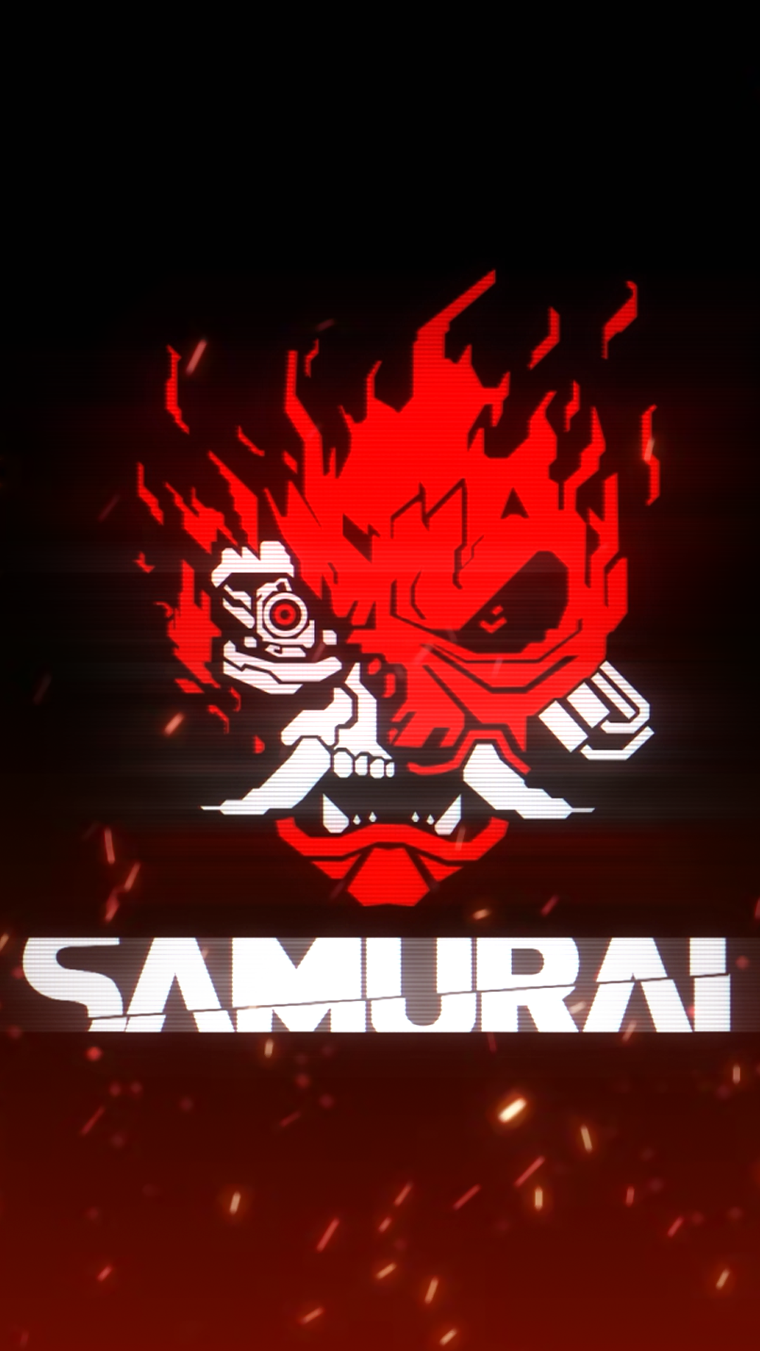 Cyberpunk Samurai Logo iPhone Wallpapers - Wallpaper Cave