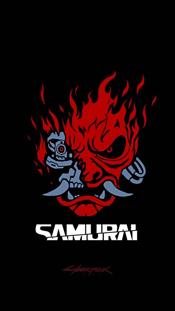 Cyberpunk Samurai Logo iPhone Wallpapers - Wallpaper Cave