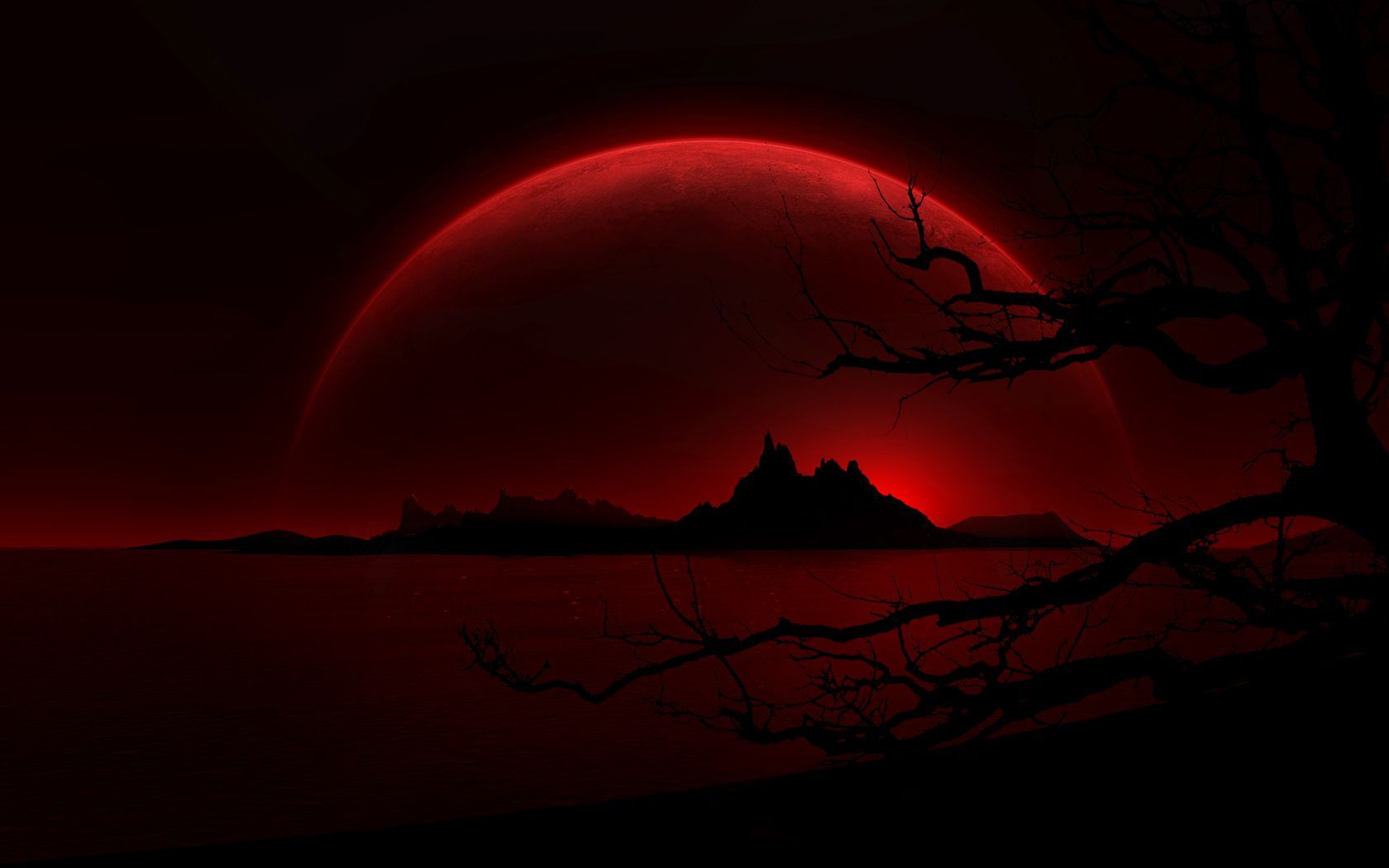 Desktop Background Red