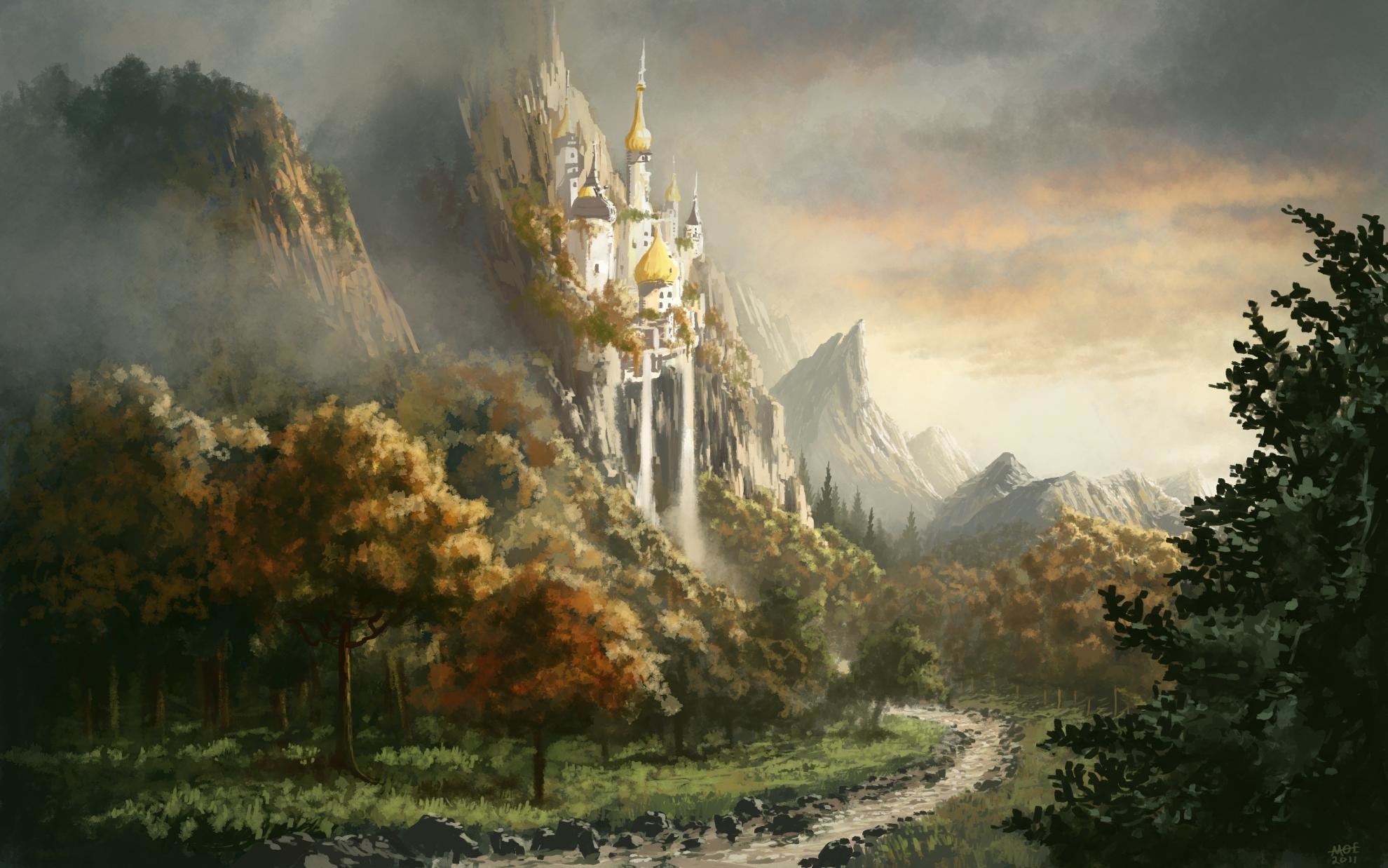 Fantasy Castle Wallpaper HD