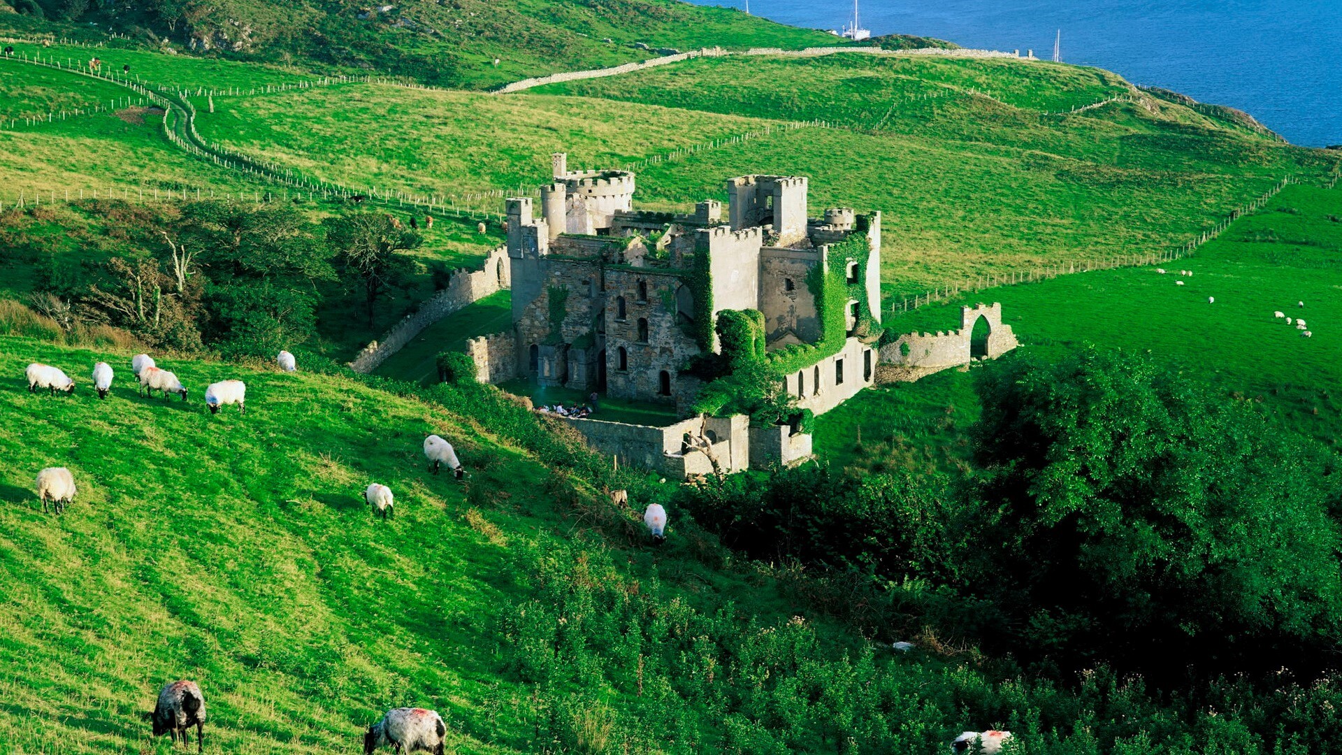 Clifden Castle Ireland Free Wallpaper