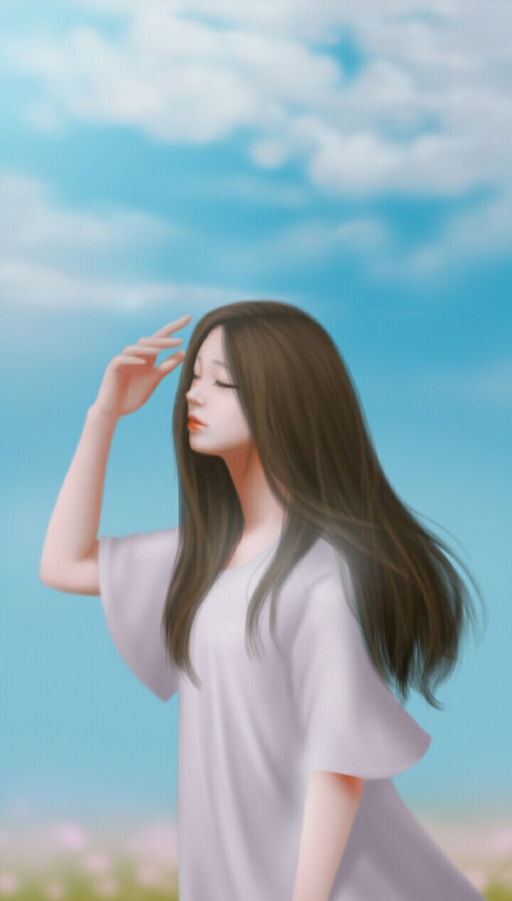 Enakei, art, art girl, background, beautiful, beautiful girl, beauty, blue background, cartoon, cute art, design, drawing, Enakei, fashion, girl, illustration, illustration girl, iphone, pastel, sky, sweet girl, wallpaper, we heart it, lovely