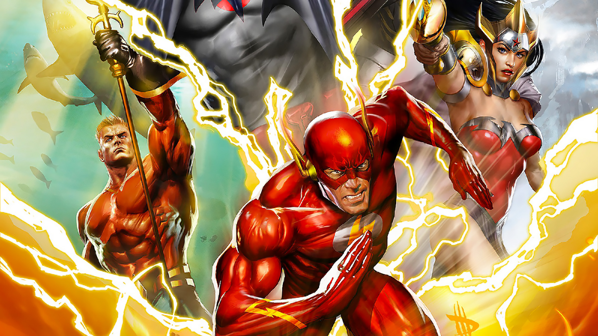 Desktop Wallpaper Justice League: The Flashpoint Paradox, 2013 Movie, Dc Comics, The Flash, HD Image, Picture, Background, Epleus