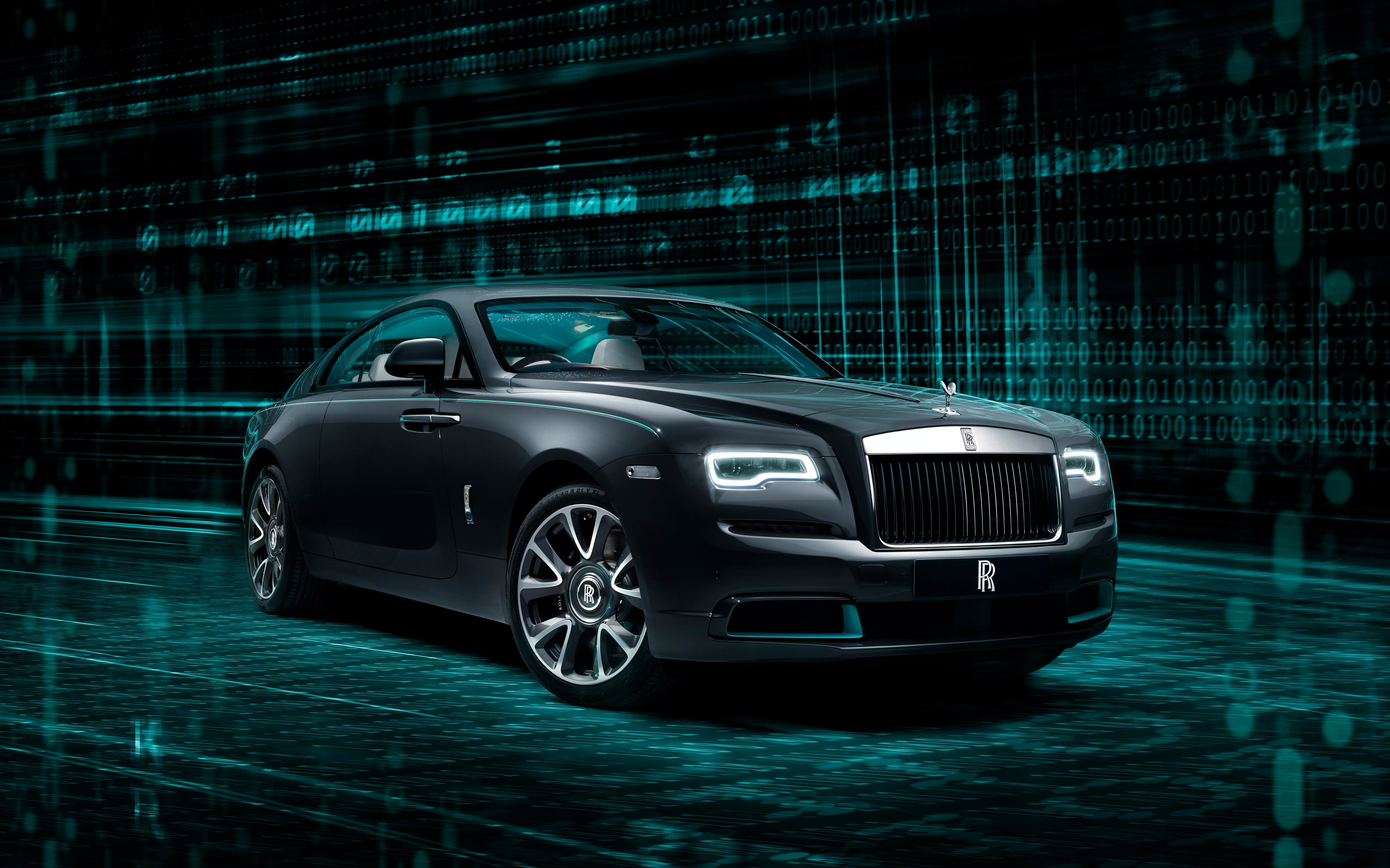 Desktop Wallpaper 2020 Car, Black Rolls Royce Wraith, HD Image, Picture, Background, A21239