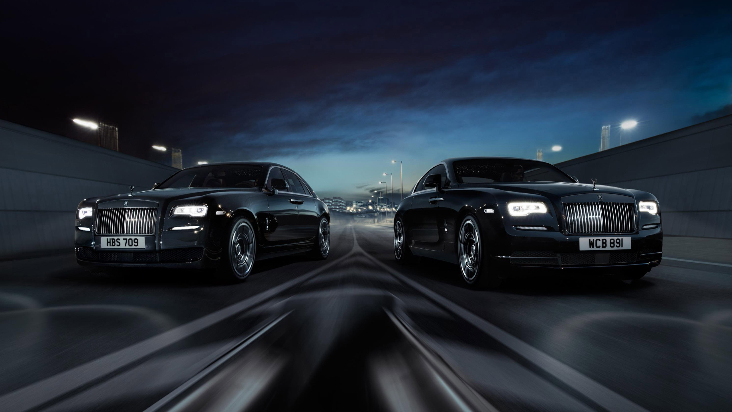 Rolls Royce Wraith Black Purple
