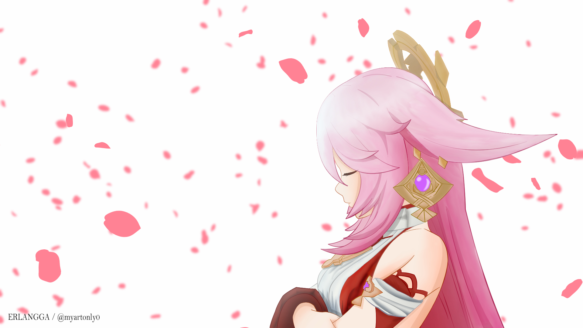 Yae Miko Desktop Wallpapers Wallpaper Cave