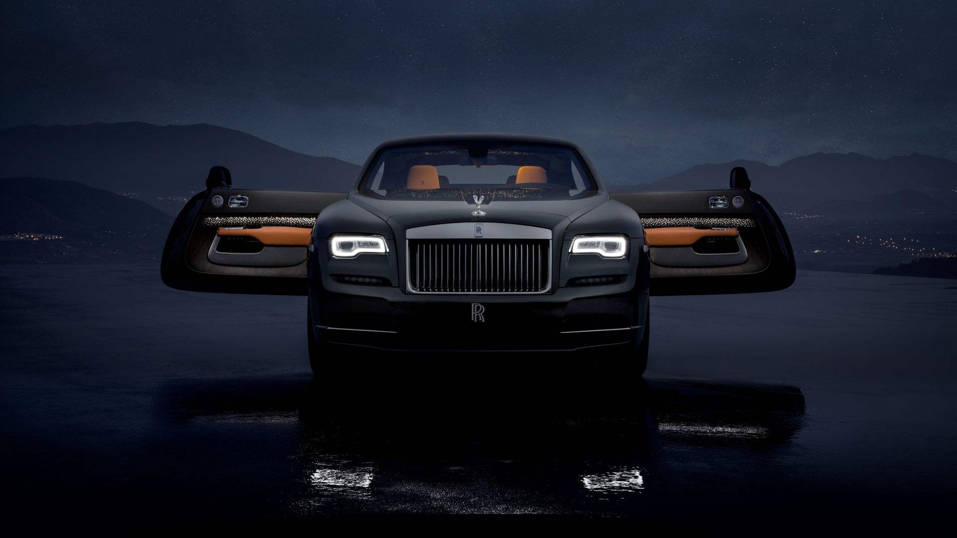 Dark Car, Rolls Royce Wraith, Luminary Collection, 2018 Wallpaper, HD Image, Picture, Background, A56fb5