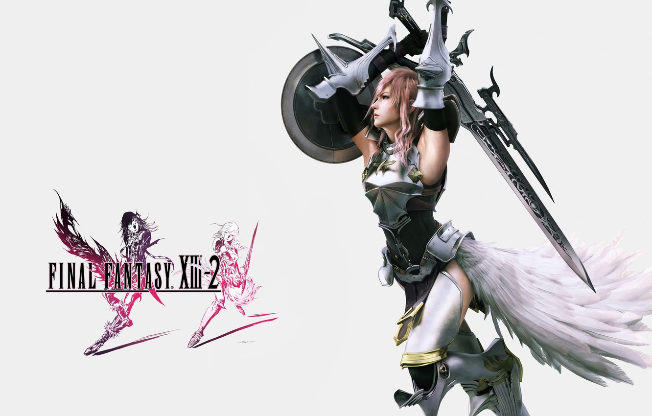 Wallpaper Lightning, Final Fantasy XIII 2, Sword, Armor, Beautiful! Image For Desktop, Section игры