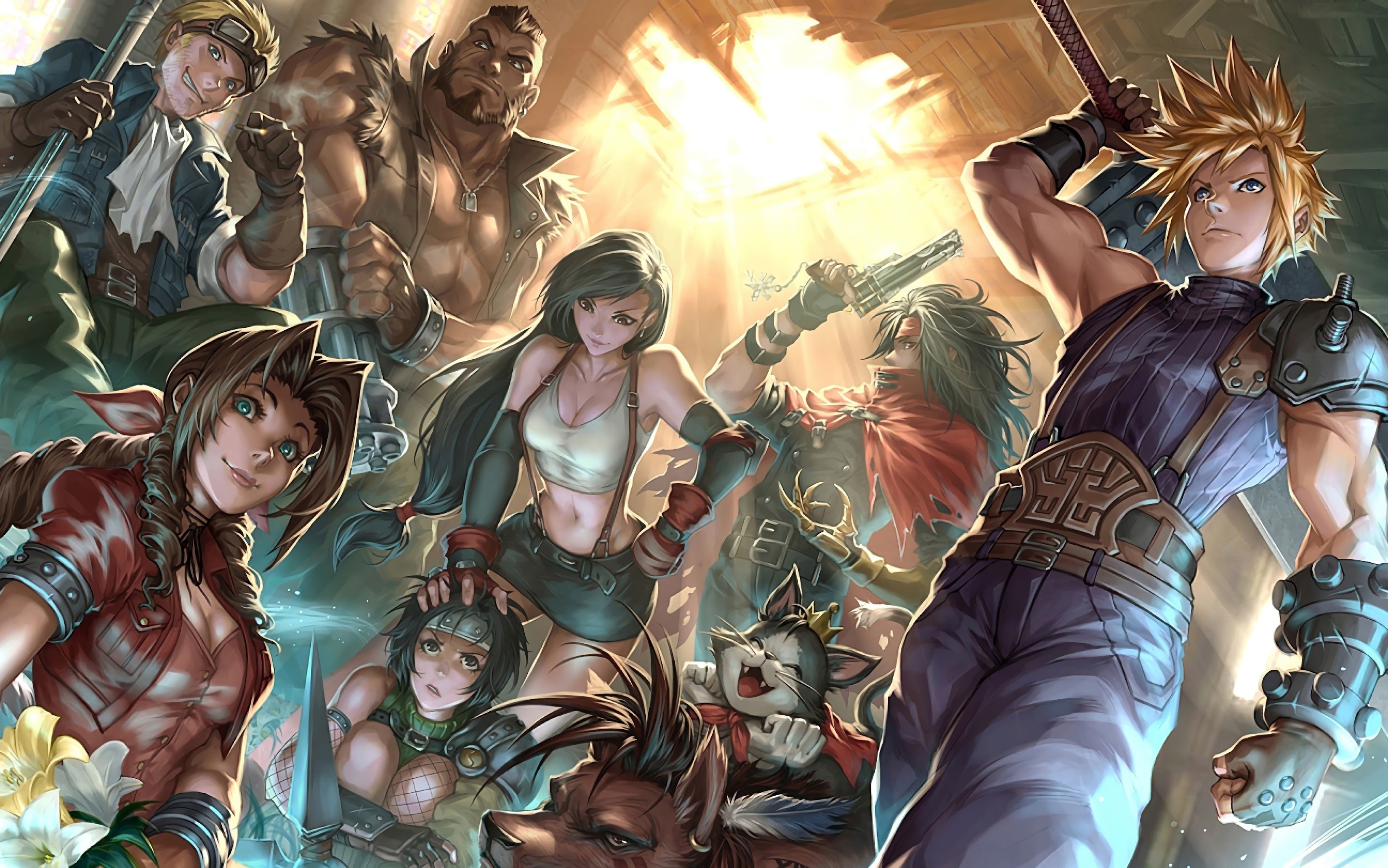 Final Fantasy 7 Remake Characters 4K Wallpaper