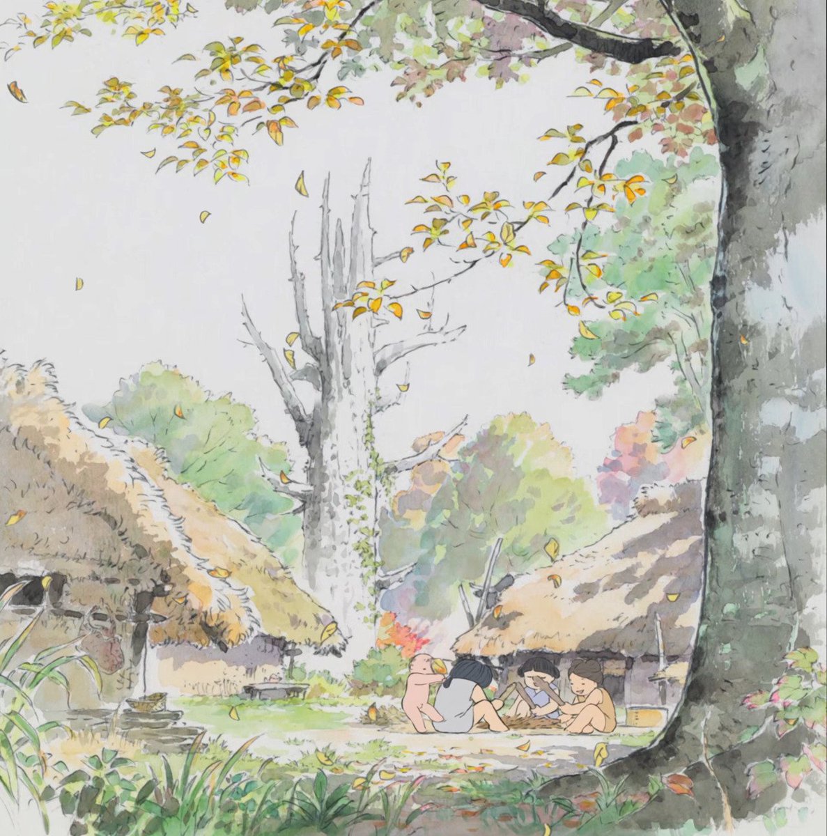 Tohad from The Tale of the Princess Kaguya (かぐや姫の物語, 2014 Studio Ghibli)