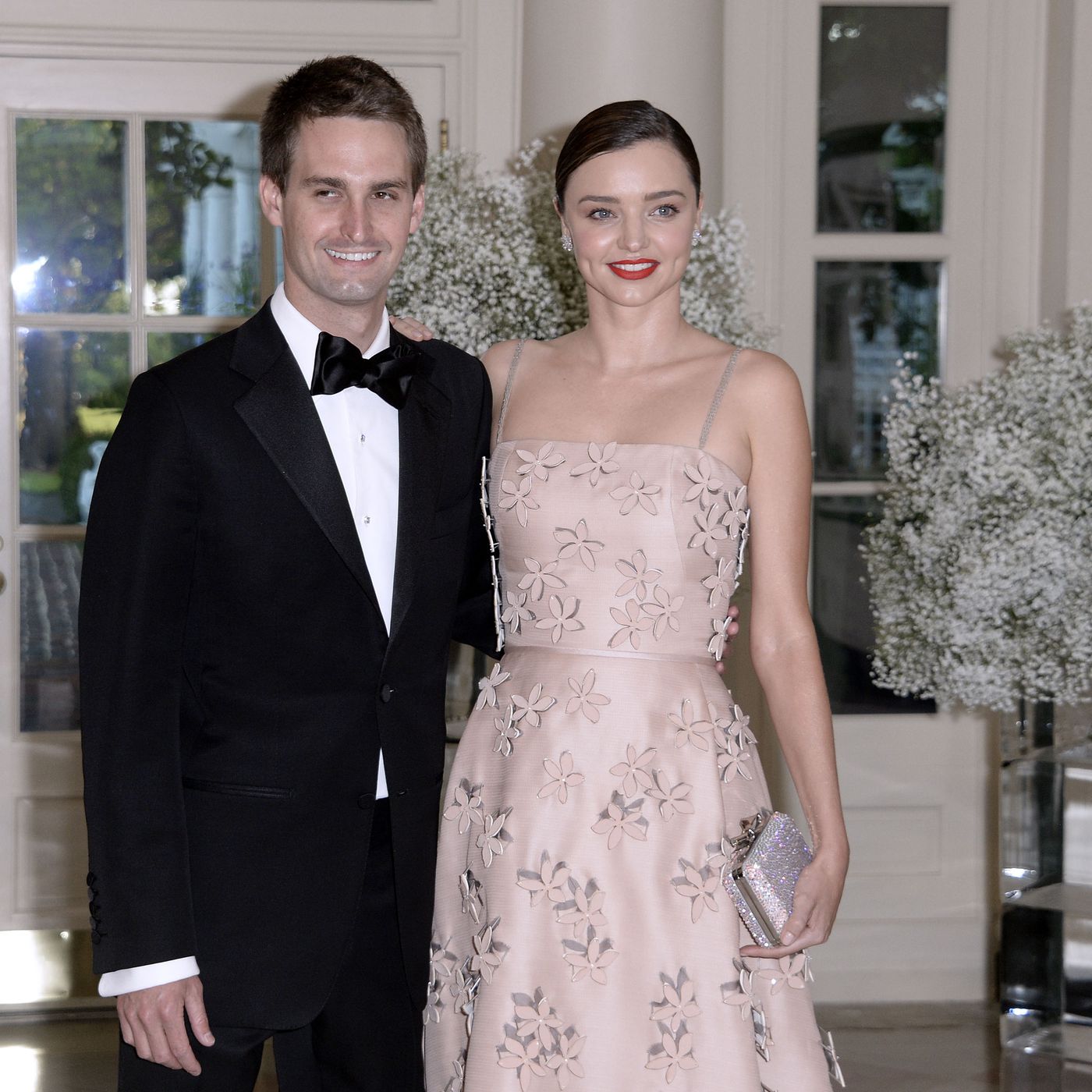 Photos: Evan Spiegel, Will Ferrell and David Letterman had dinner at the White House last night