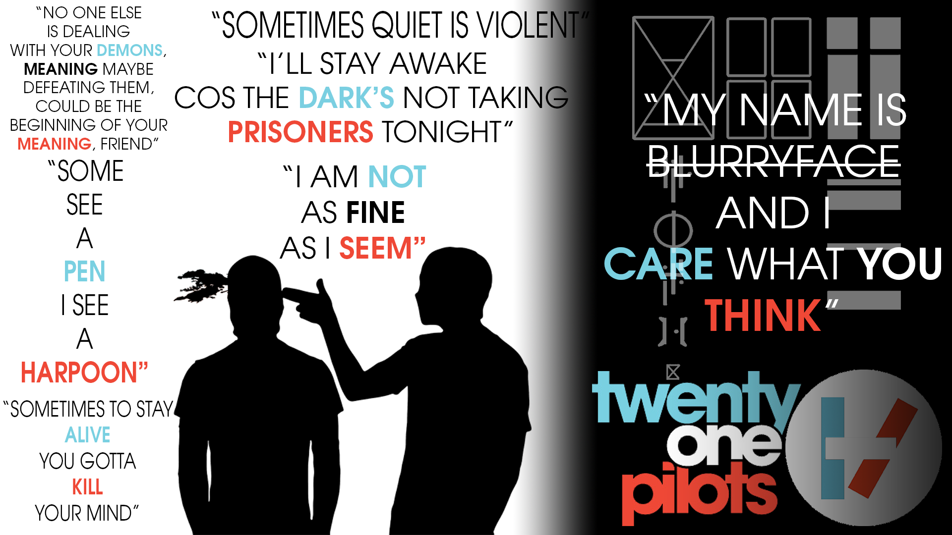 twenty one pilots wallpaper HD Wallpaper