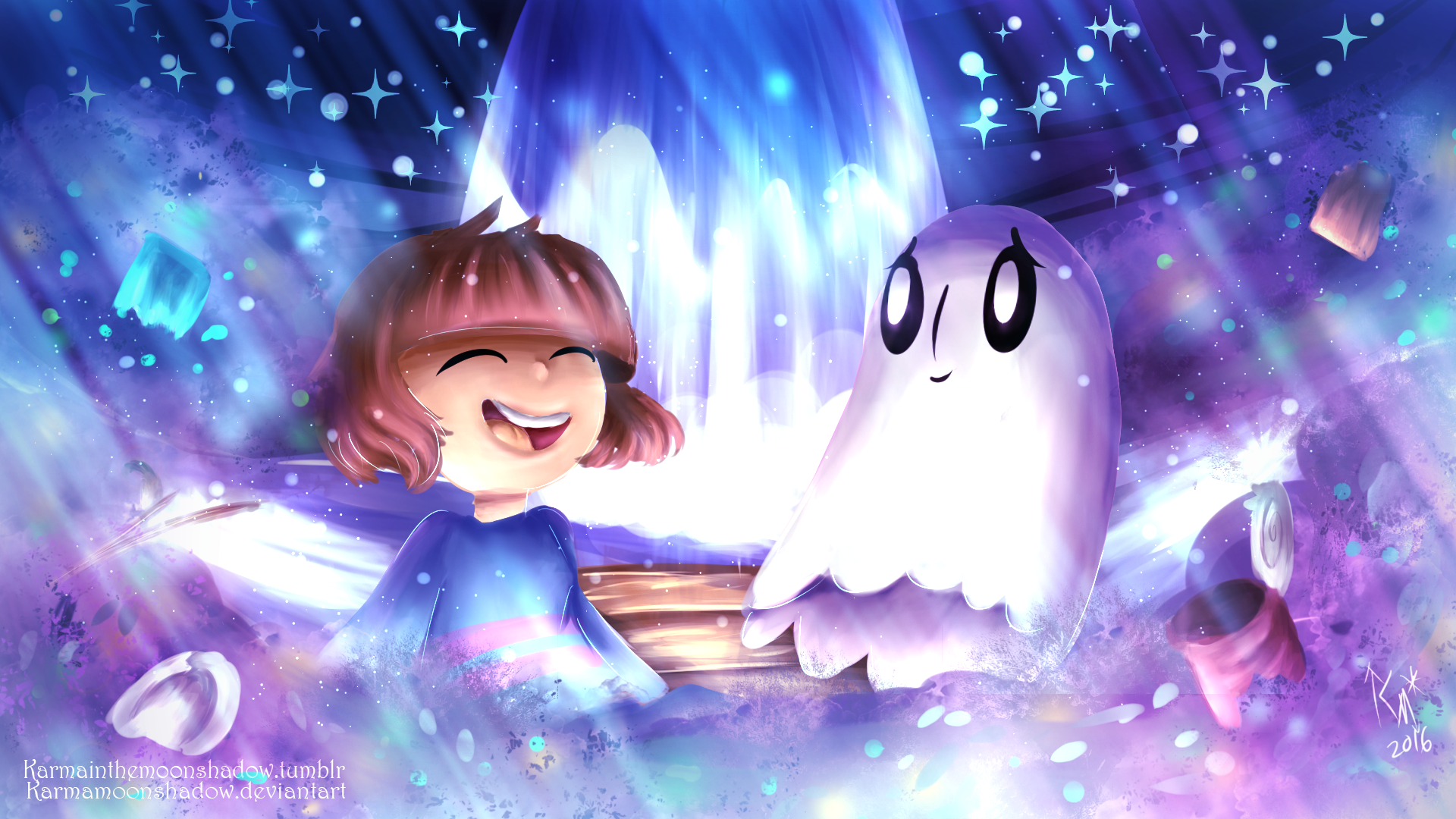 Napstablook (Undertale) HD Wallpaper
