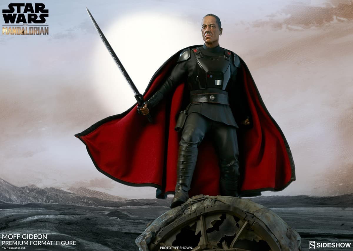 The Mandalorian's Moff Gideon wields the Darksaber with Sideshow's newest Star Wars collectible