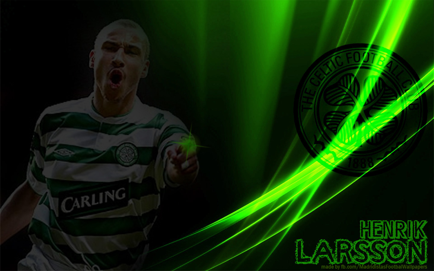Henrik Larsson Wallpaper 5. The Celtic Footsoldiers 9 In A Row