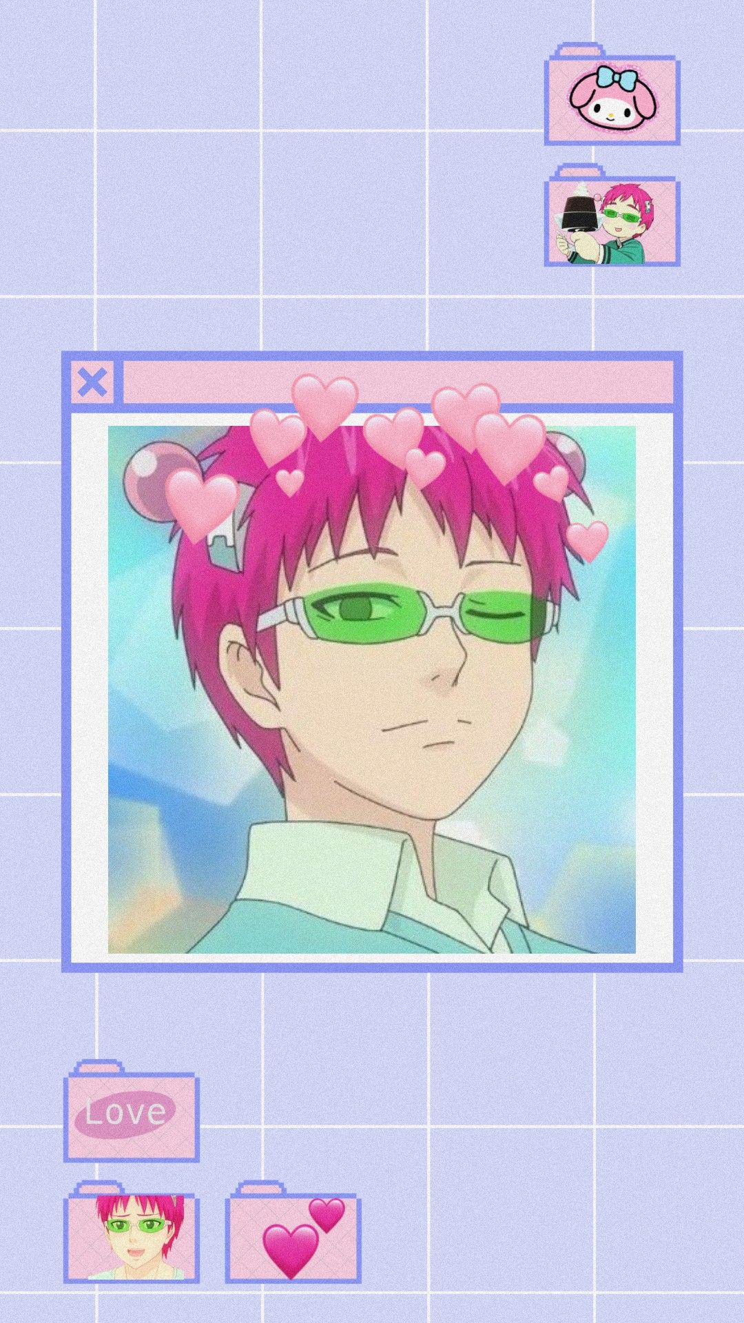 Saiki Kusuo ♡˖꒰ᵕ༚ᵕ⑅꒱. Anime wallpaper iphone, Anime wallpaper, Cute anime wallpaper