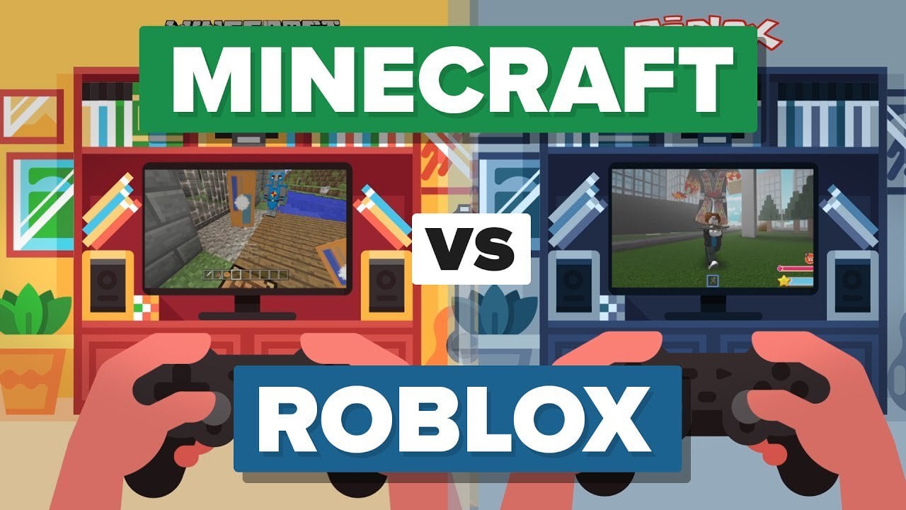Minecraft Vs Roblox Wallpapers - Wallpaper Cave