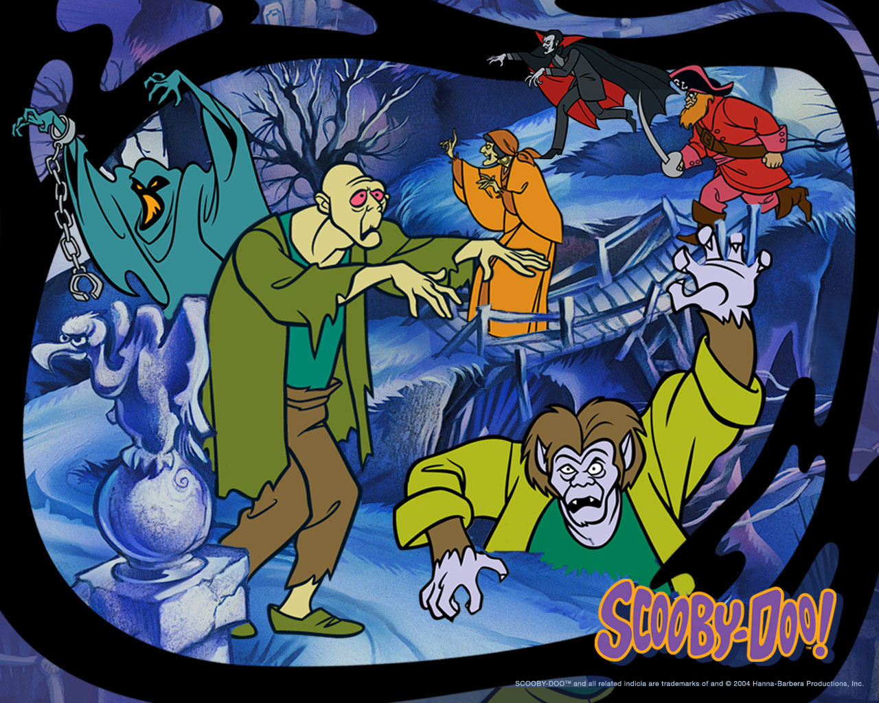 Scooby Doo Comic Wallpaper 9288 Barbera Scooby Doo Monsters Wallpaper & Background Download