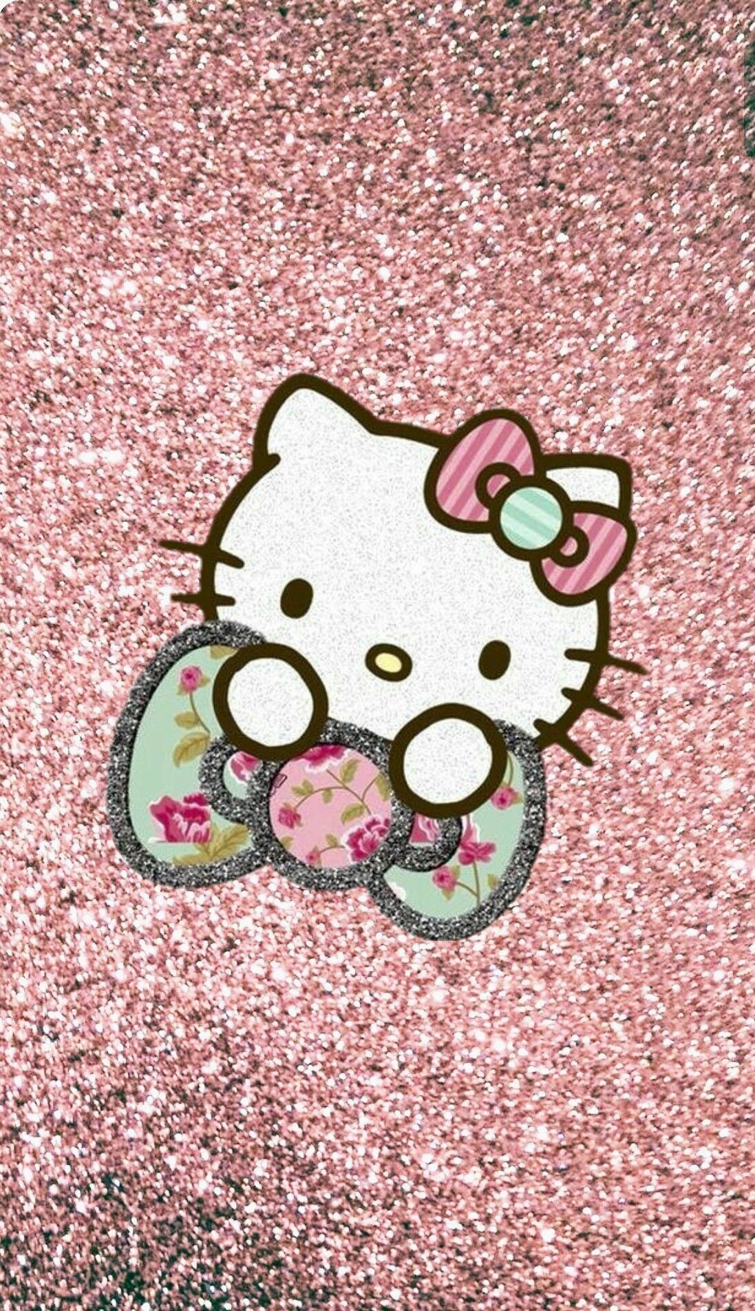 Hello Kitty Glitter Wallpaper, HD Hello Kitty Glitter Background on WallpaperBat