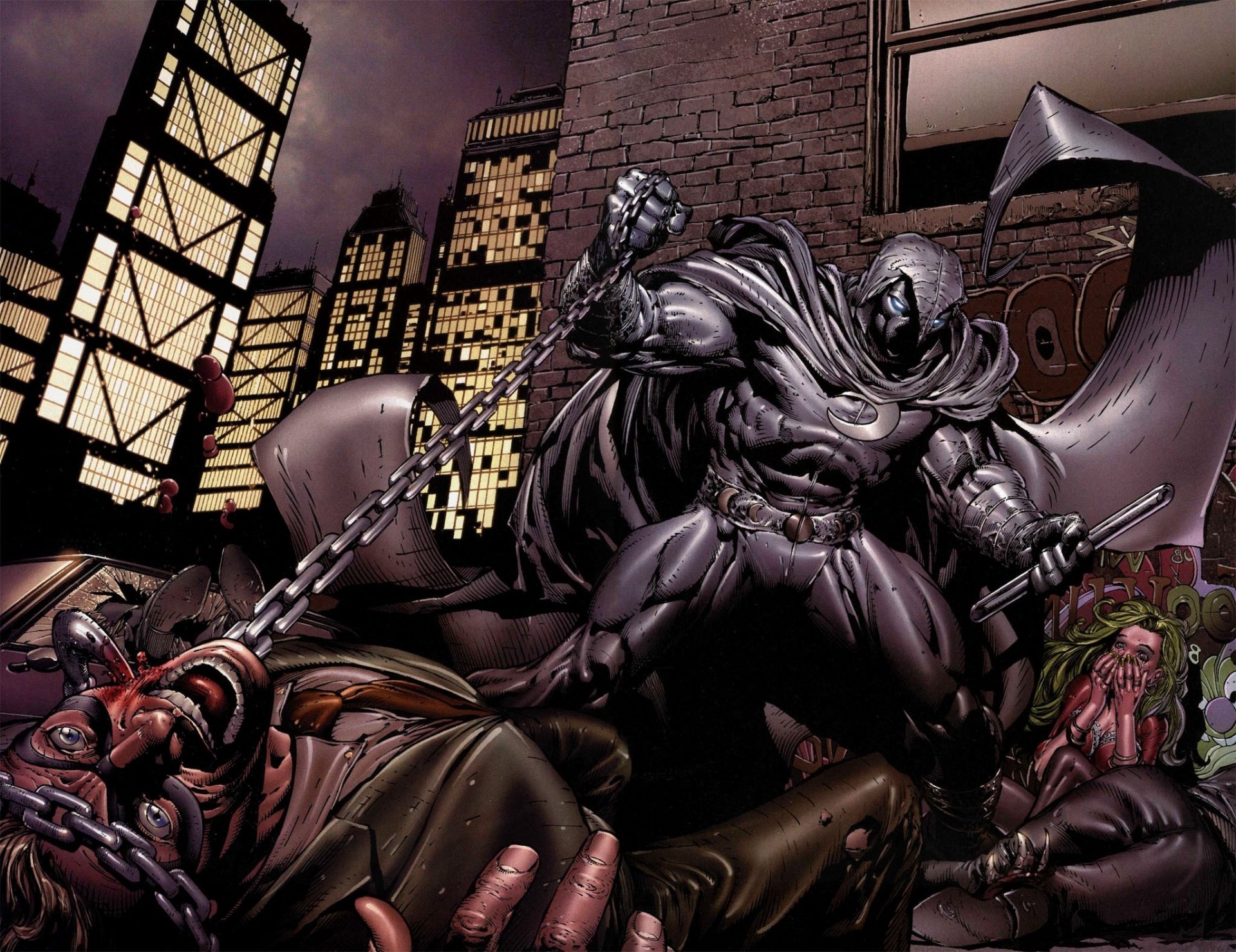 Moon Knight Marvel Superhero 8K Wallpaper #6.1236