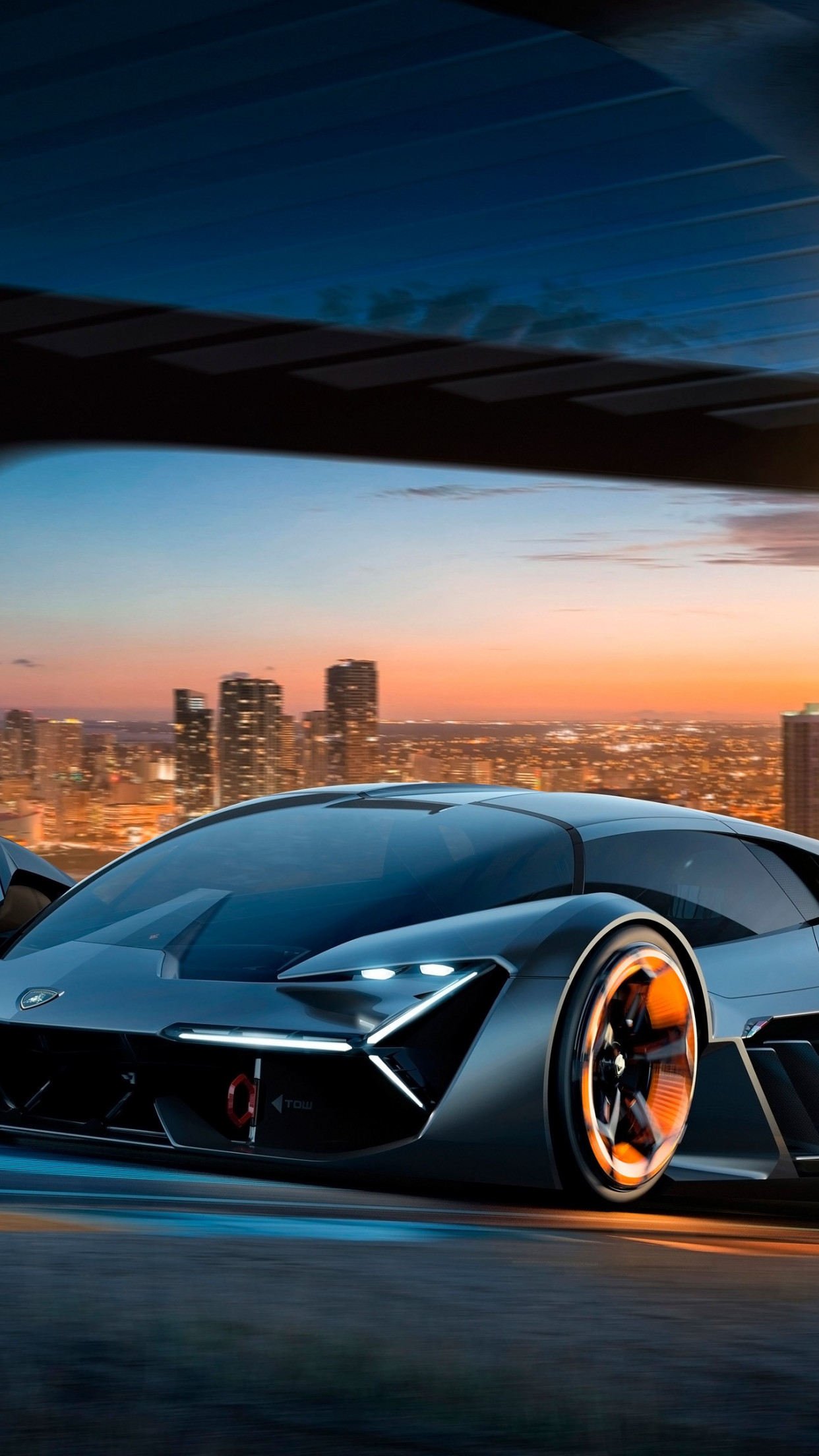 Download wallpaper: Lamborghini Terzo Millennio 1242x2208