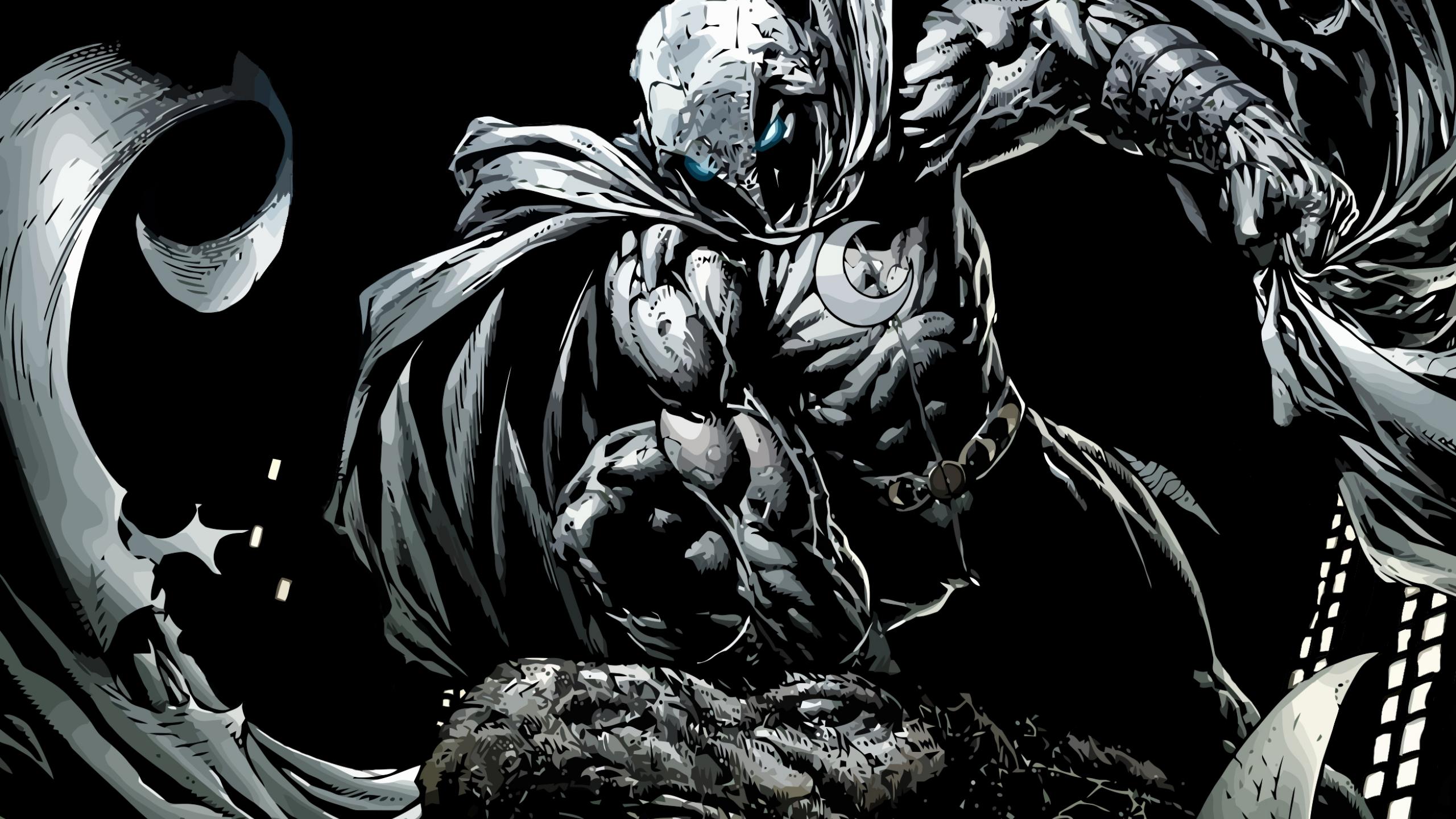 Give Your Desktop a New Look Today with Moon Knight Wallpaper 