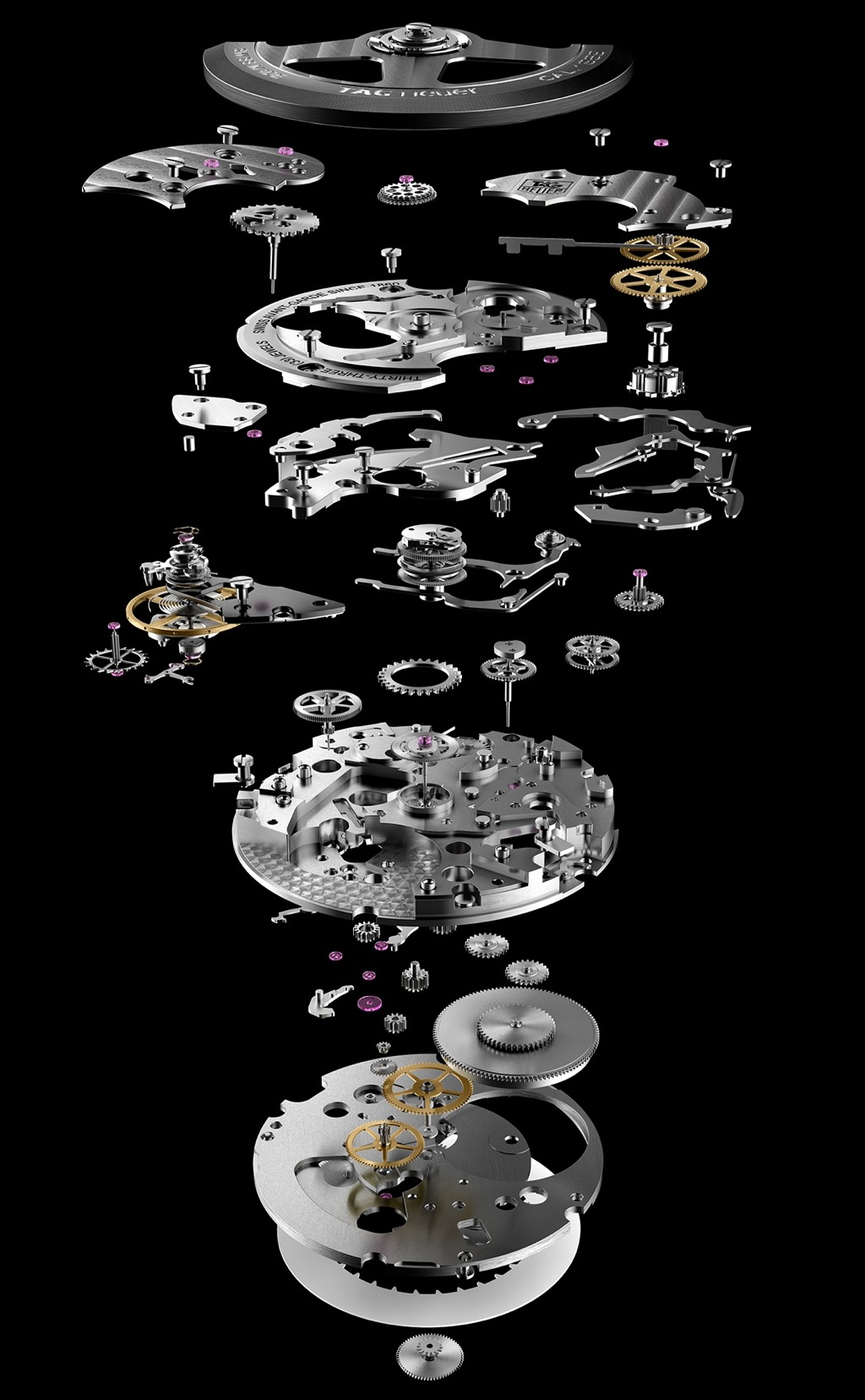 Watch Movement Exploded View