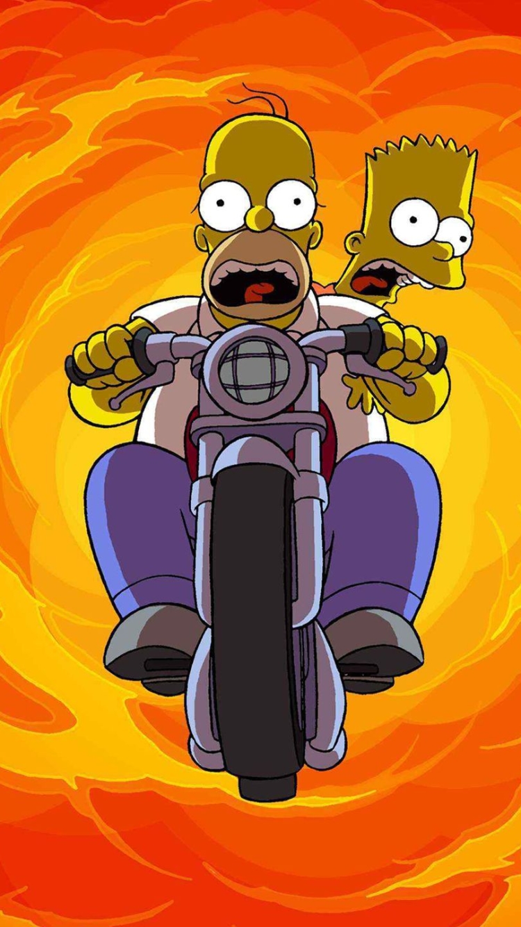 simpsons wallpaper iphone, violet, purple, screenshot, technology, electronic device