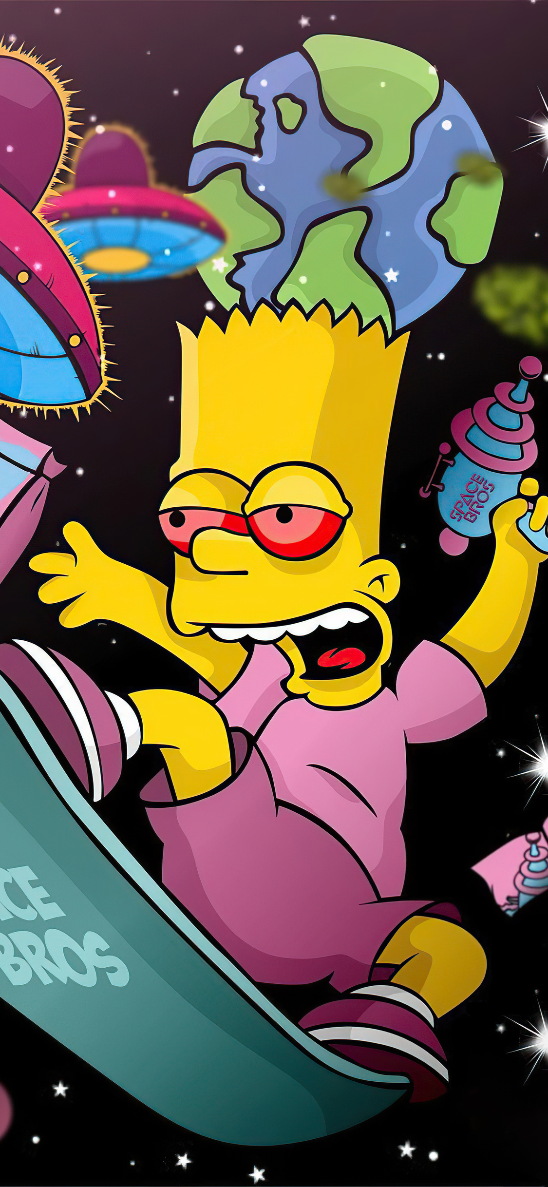 Bart Simpson Got High 5k iPhone XS, iPhone 10, iPhone X HD 4k Wallpaper, Image, Background, Photo and Picture